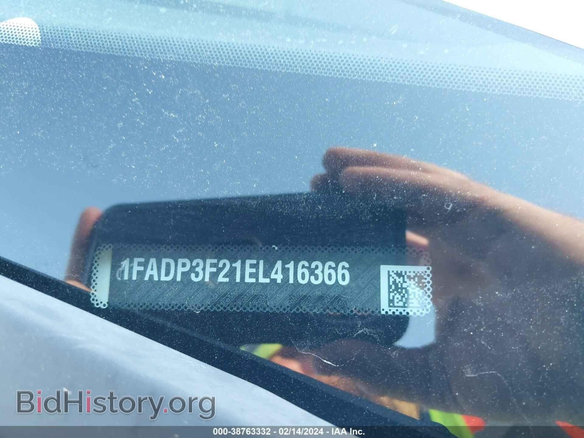 2014 FORD FOCUS - VIN: 1FADP3F21EL416366 - Фото 9