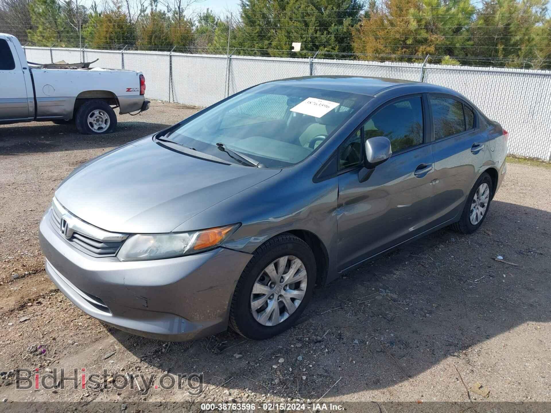 2012 HONDA CIVIC - VIN: 19XFB2F53CE106862 - Фото 2