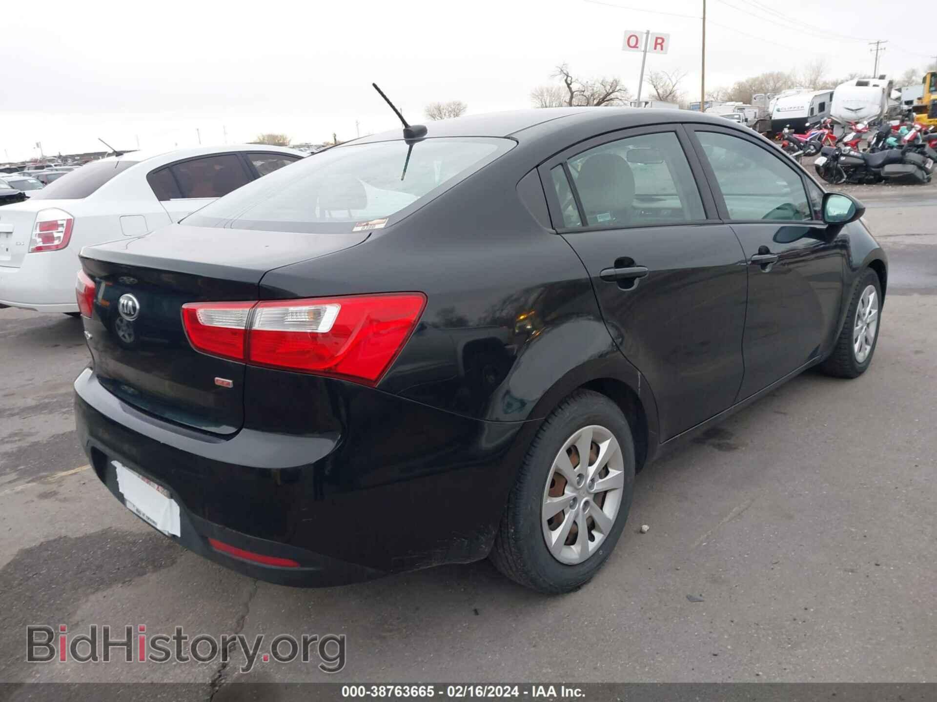 2015 KIA RIO - VIN: KNADM4A37F6494978 - Фото 4