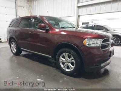 2012 Dodge DURANGO SXT, burgundy — VIN 1C4RDJAG2CC294999, IAAI
