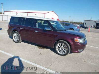 2011 Ford FLEX Limited, burgundy — VIN 2FMHK6DCXBBD33128, IAAI
