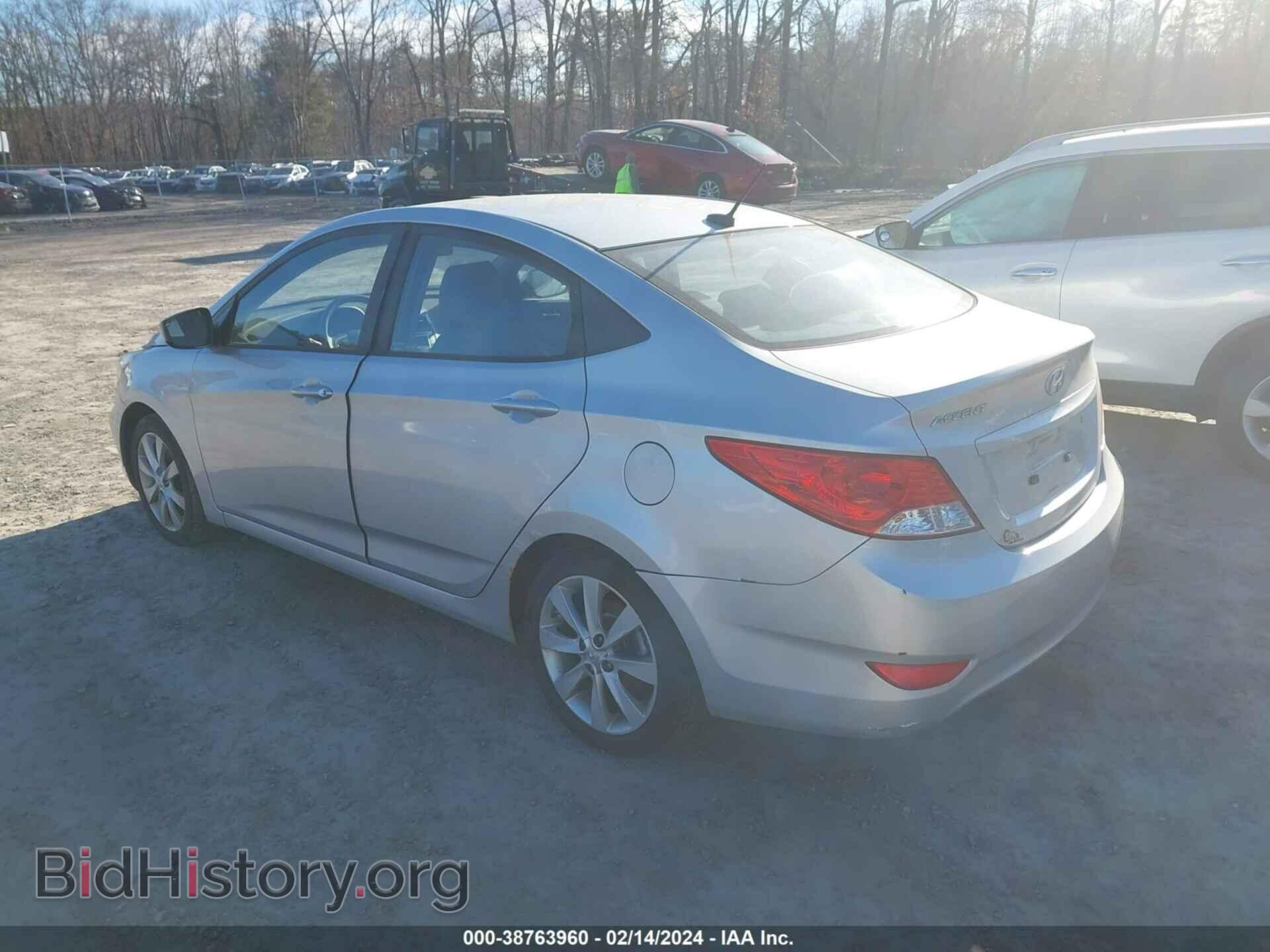 2012 HYUNDAI ACCENT - VIN: KMHCU4AEXCU069144 - Фото 3