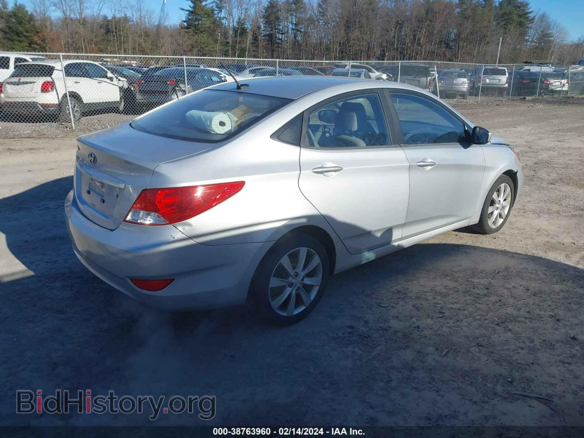 2012 HYUNDAI ACCENT - VIN: KMHCU4AEXCU069144 - Фото 4