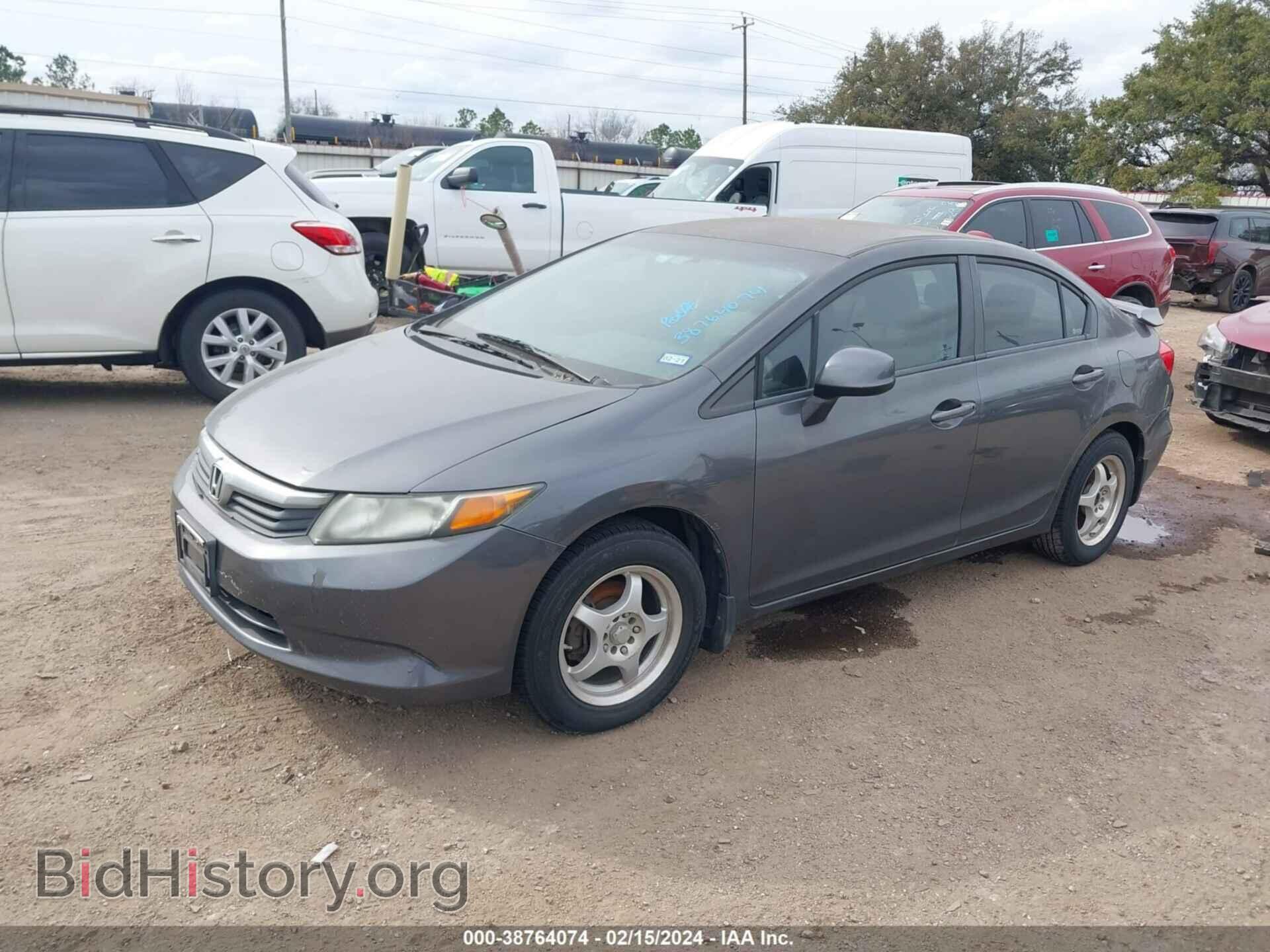2012 HONDA CIVIC - VIN: 2HGFB2E5XCH501760 - Photo 2