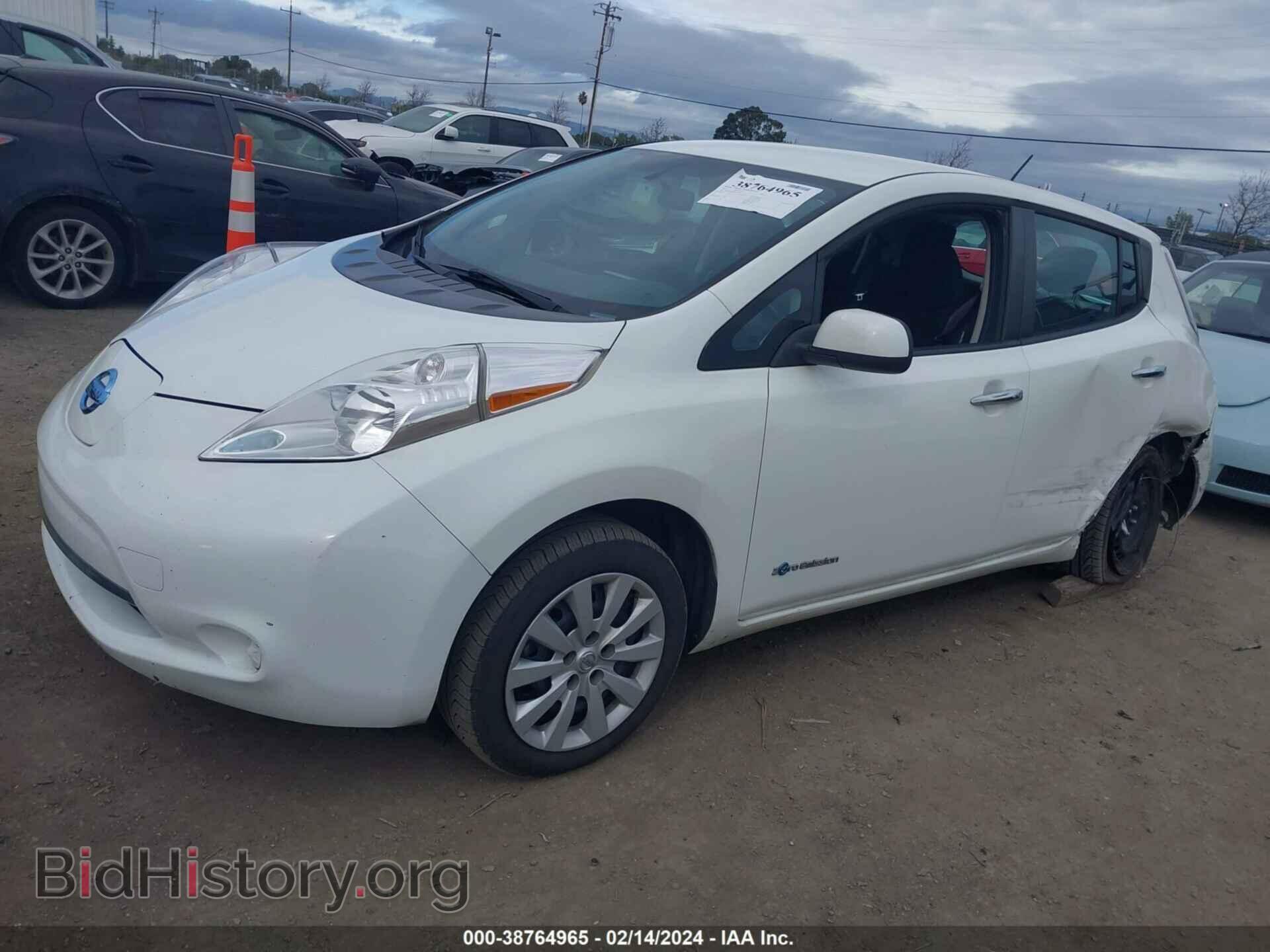 2015 NISSAN LEAF - VIN: 1N4AZ0CP8FC329481 - Фото 2