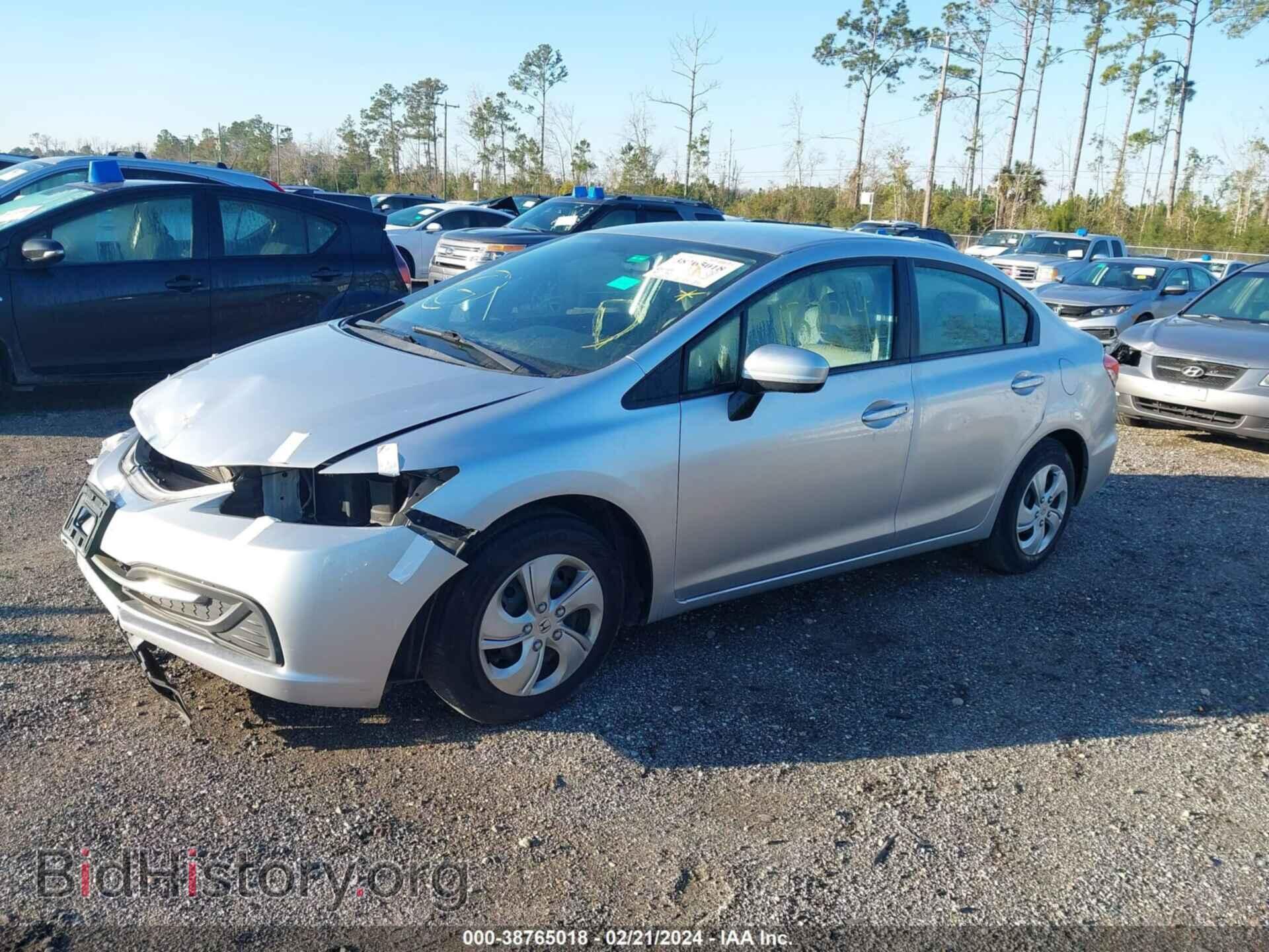 2014 HONDA CIVIC - VIN: 19XFB2F55EE224379 - Фото 2