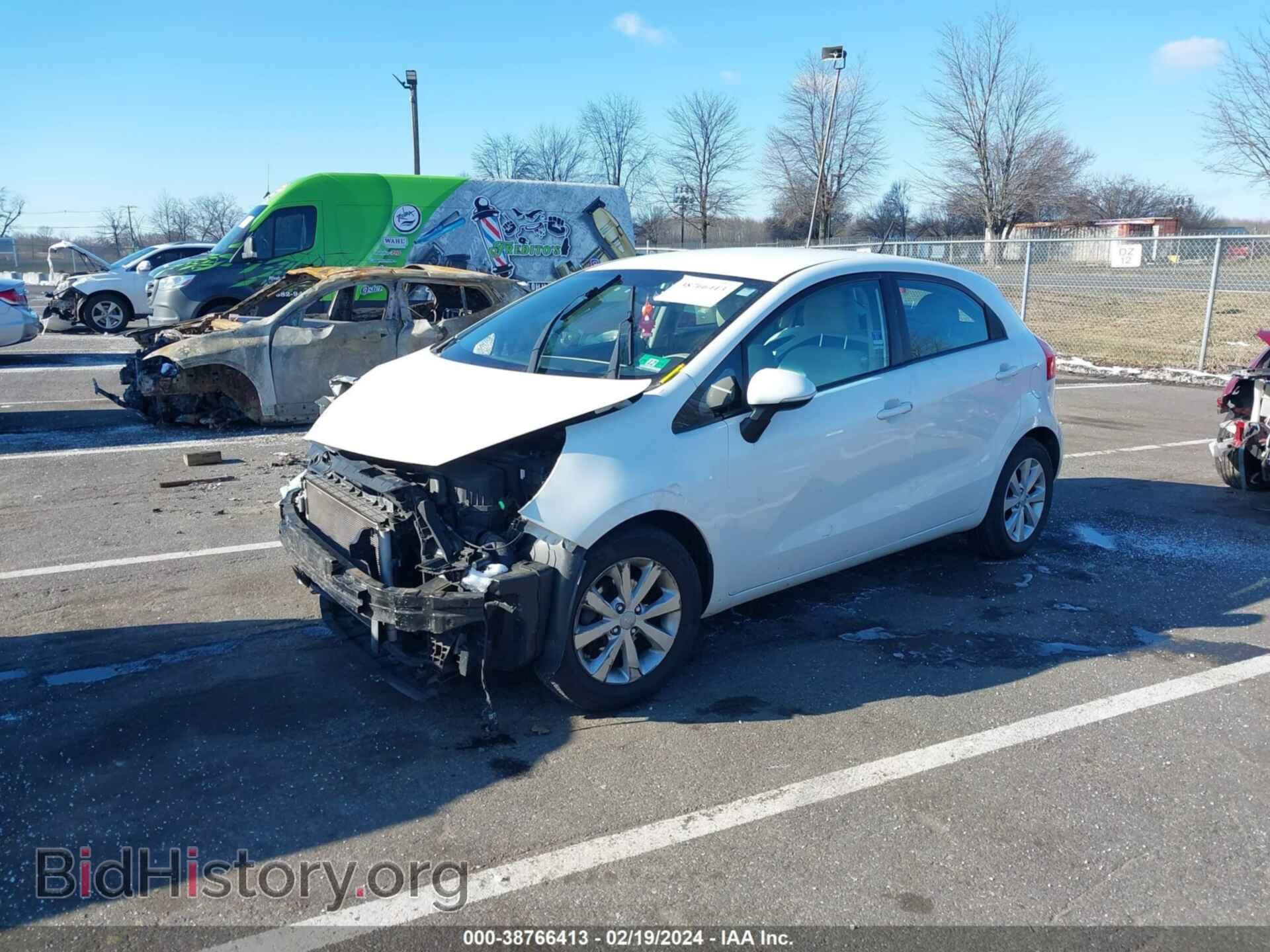 2013 KIA RIO - VIN: KNADN5A3XD6156149 - Фото 2