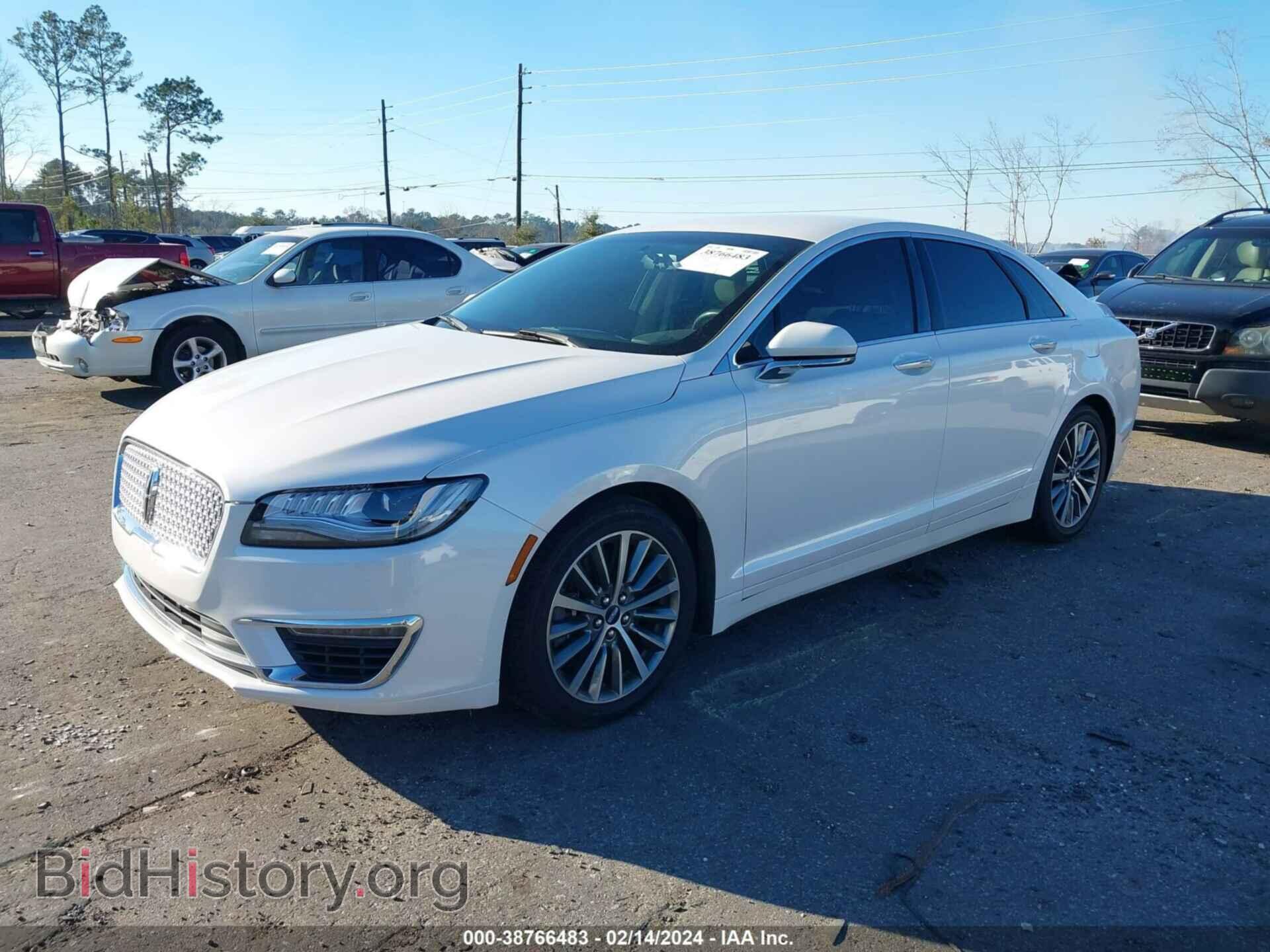 2017 LINCOLN MKZ - VIN: 3LN6L5CC2HR664649 - Фото 2