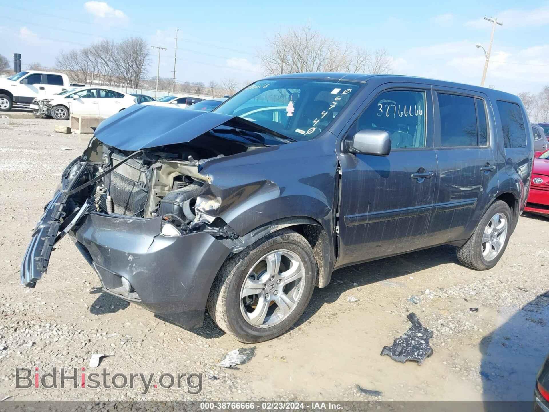2013 HONDA PILOT - VIN: 5FNYF4H4XDB067440 - Фото 2