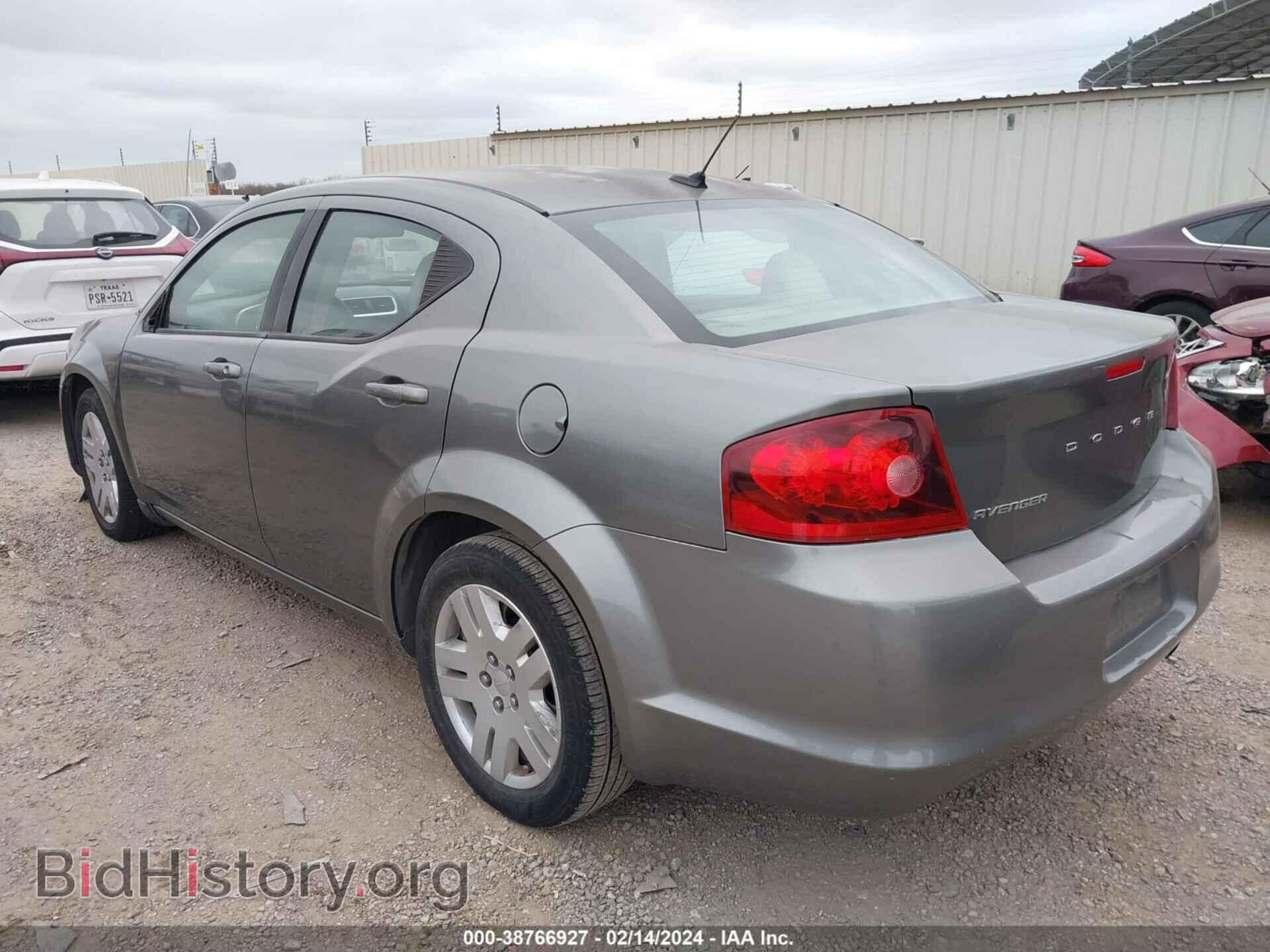 2012 DODGE AVENGER - VIN: 1C3CDZABXCN243669 - Фото 3