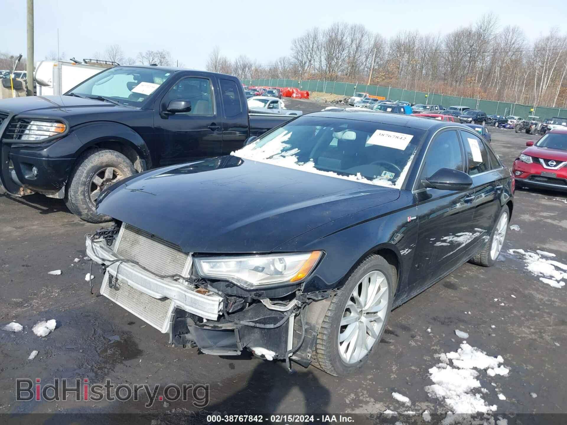 2014 AUDI A6 - VIN: WAUFGAFC4EN114569 - Фото 2