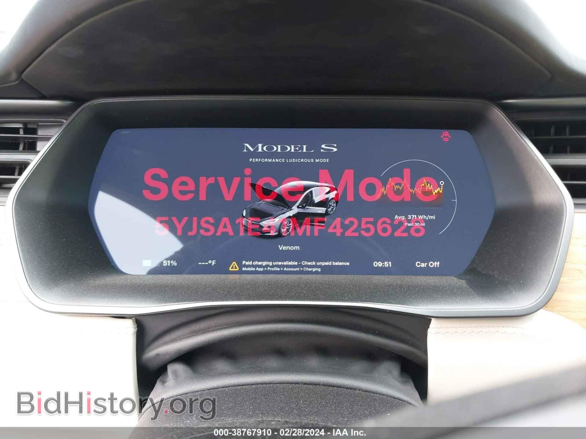 2021 TESLA MODEL S - VIN: 5YJSA1E41MF425628 - Фото 7