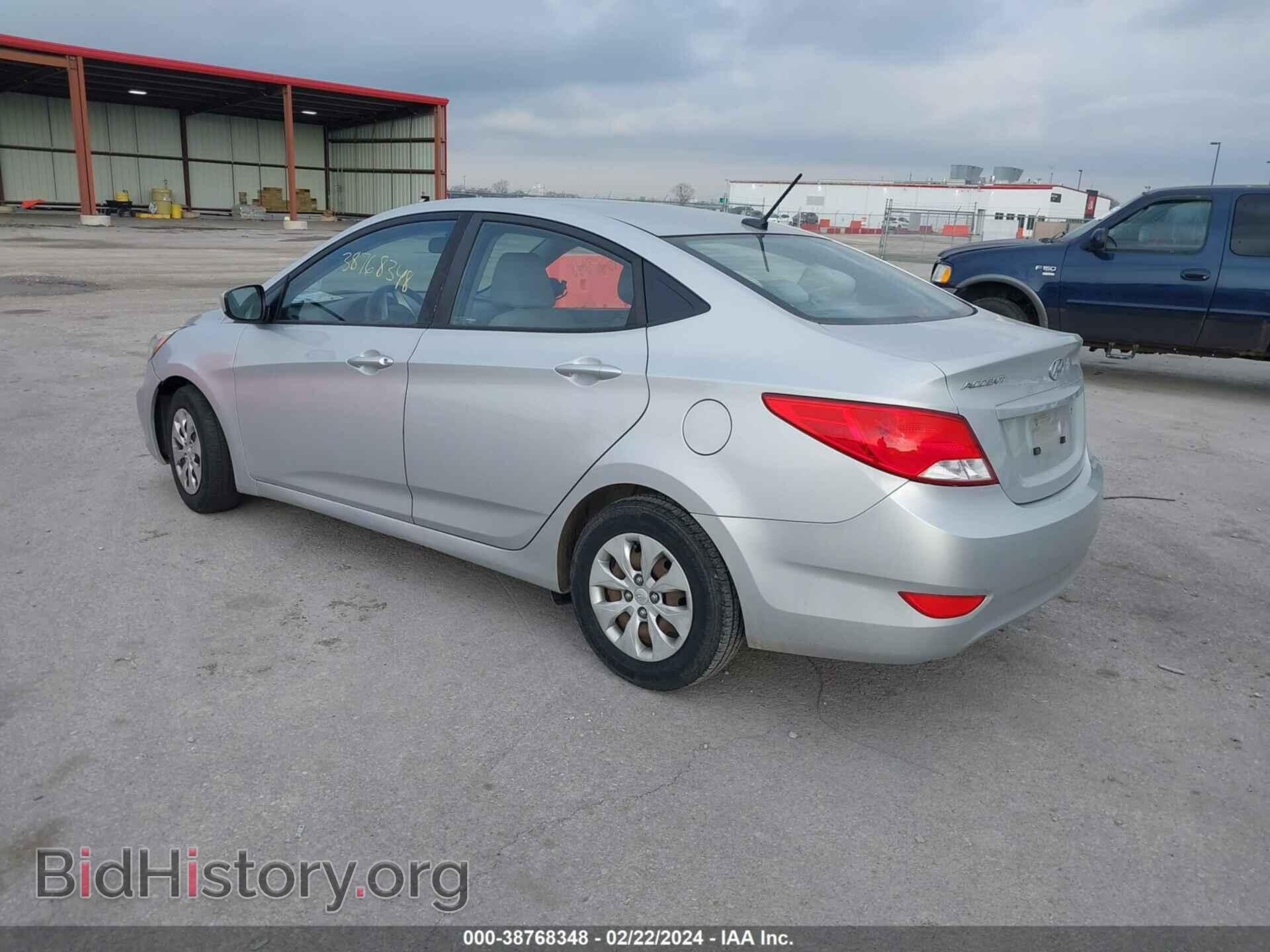 2016 HYUNDAI ACCENT - VIN: KMHCT4AE2GU090501 - Фото 3