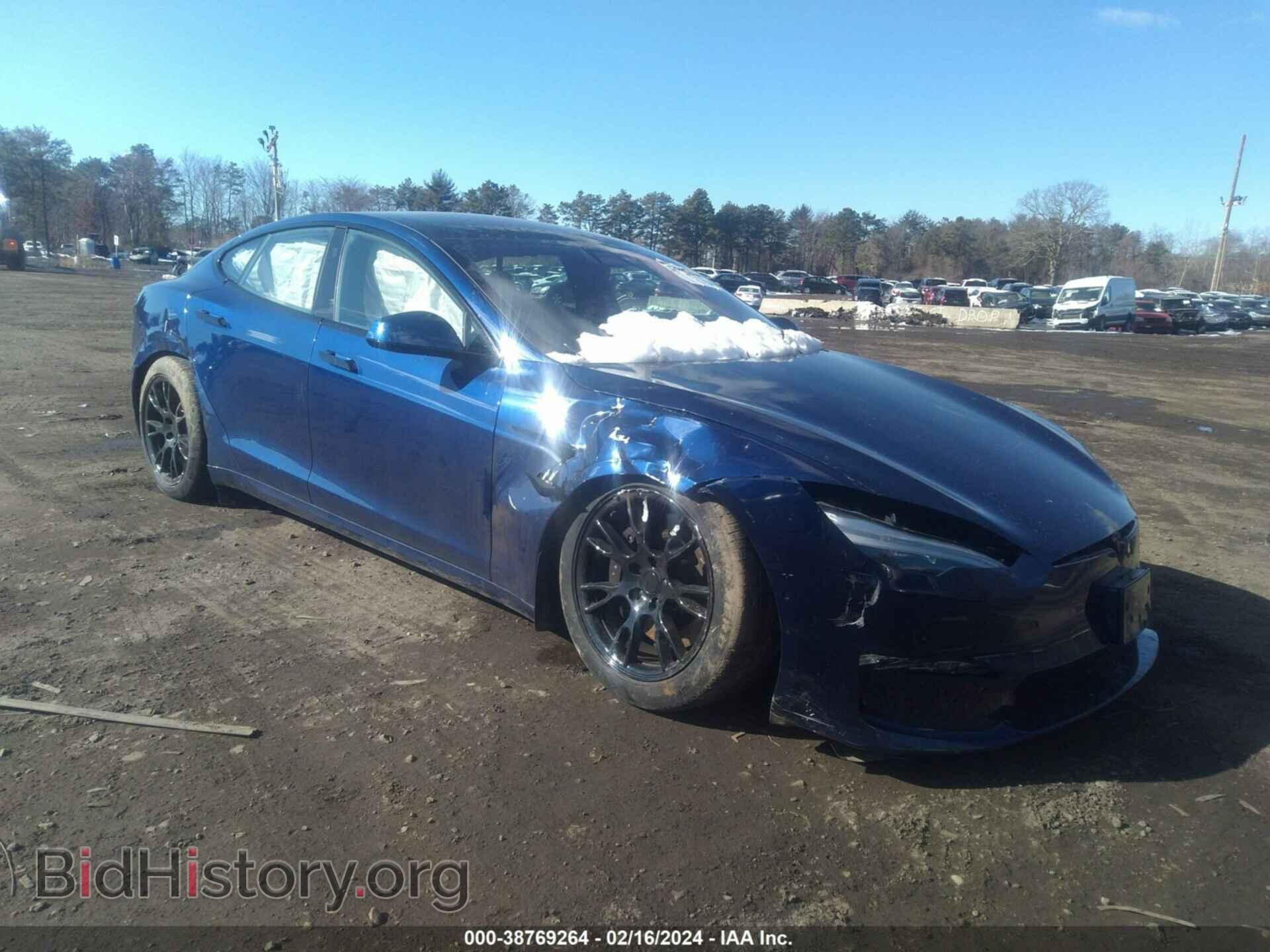 Фотография 5YJSA1E64MF452307 - TESLA MODEL S 2021