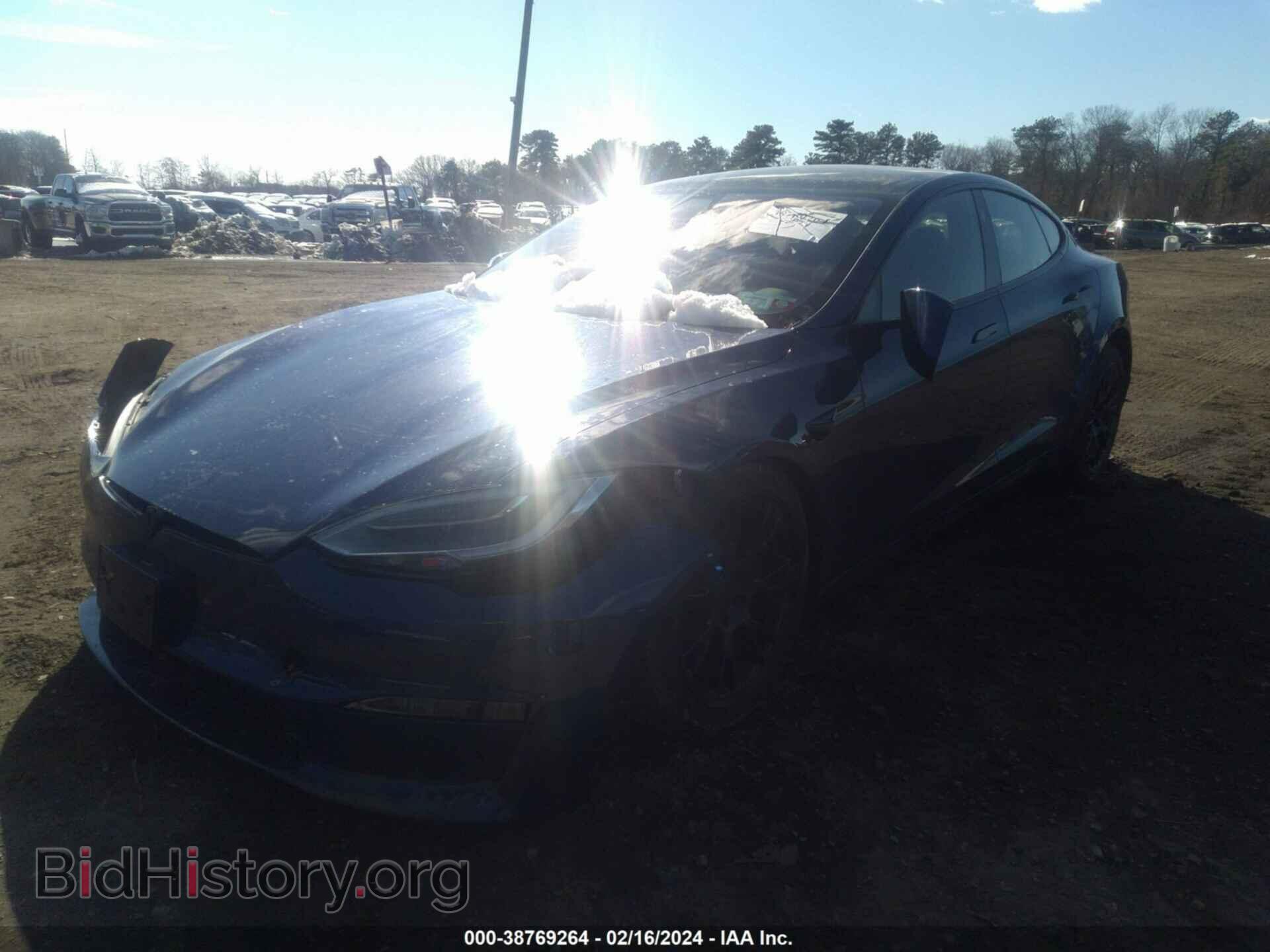 2021 TESLA MODEL S - VIN: 5YJSA1E64MF452307 - Фото 2
