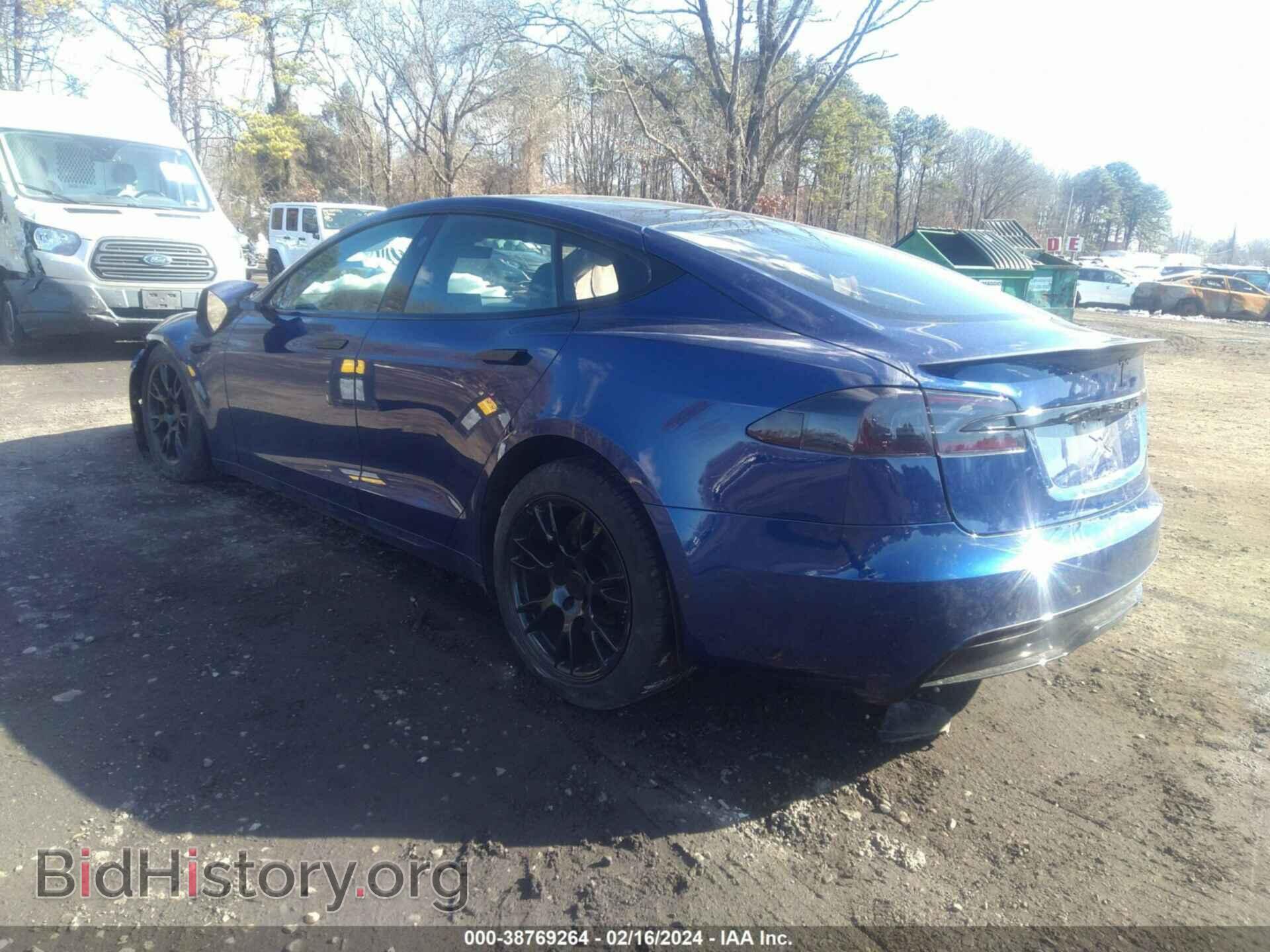 2021 TESLA MODEL S - VIN: 5YJSA1E64MF452307 - Фото 3