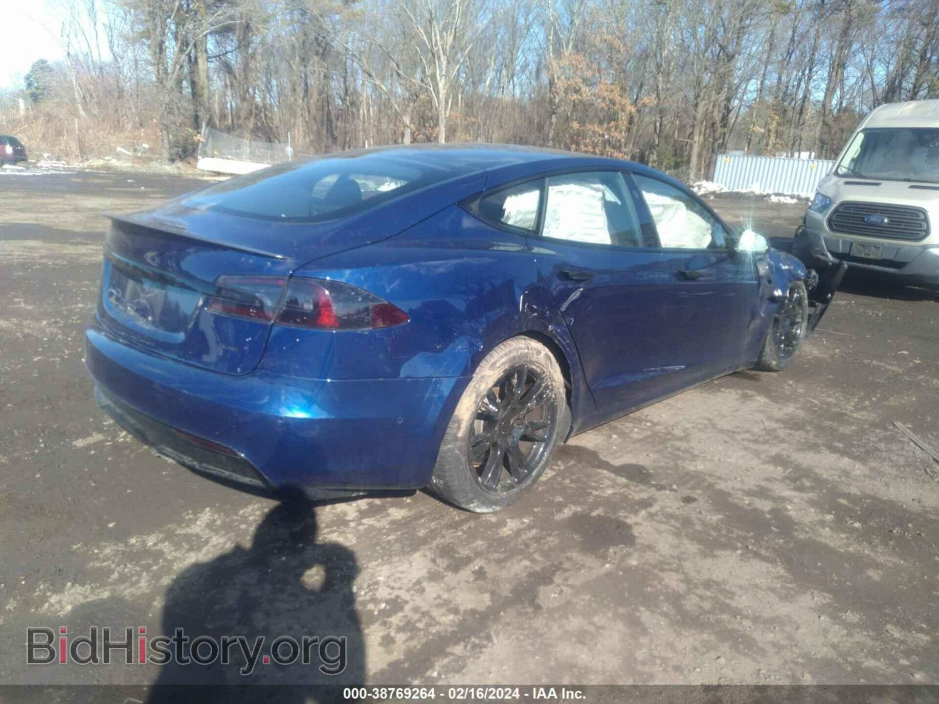 2021 TESLA MODEL S - VIN: 5YJSA1E64MF452307 - Фото 4