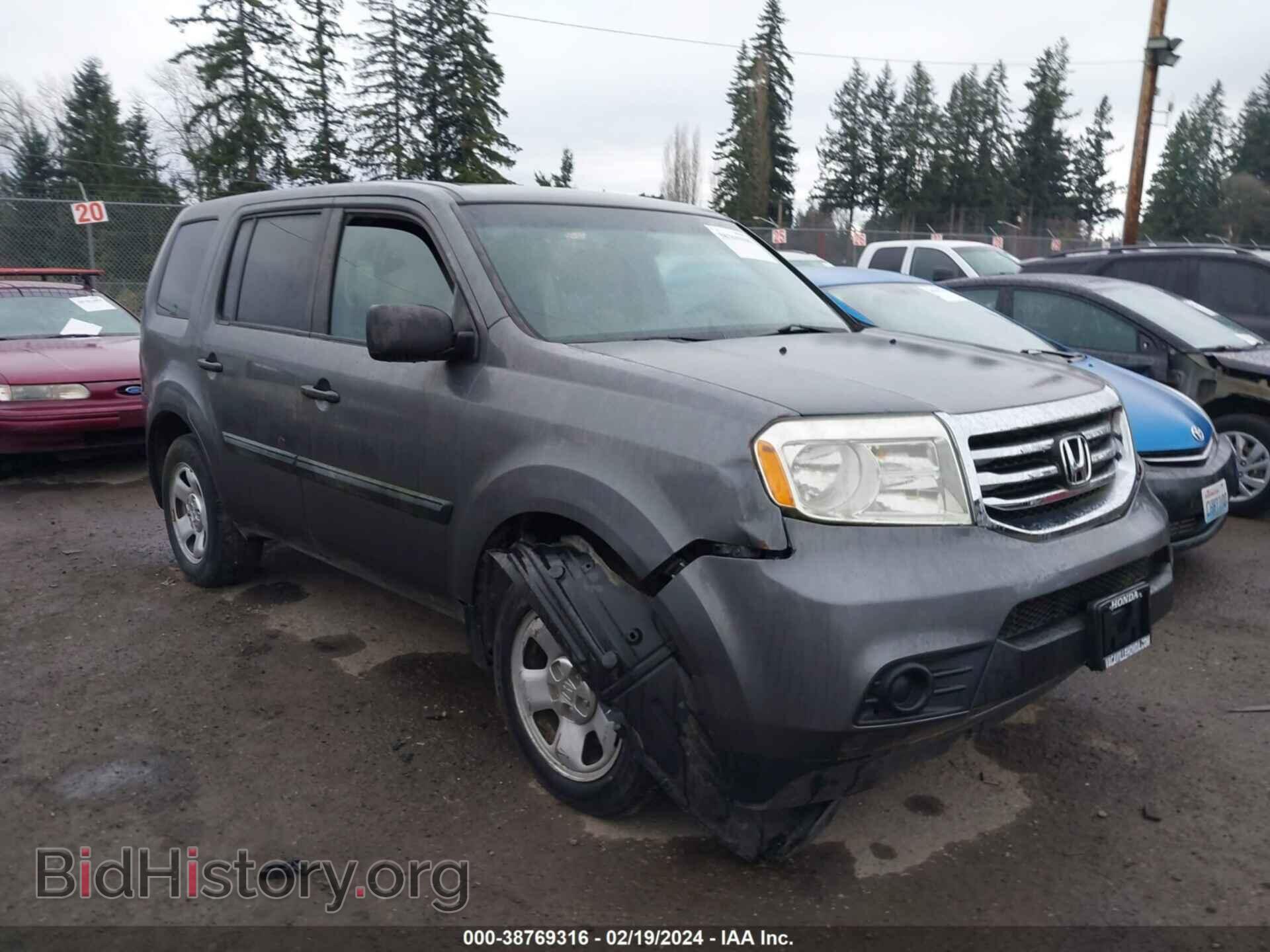 Фотография 5FNYF3H23CB005207 - HONDA PILOT 2012