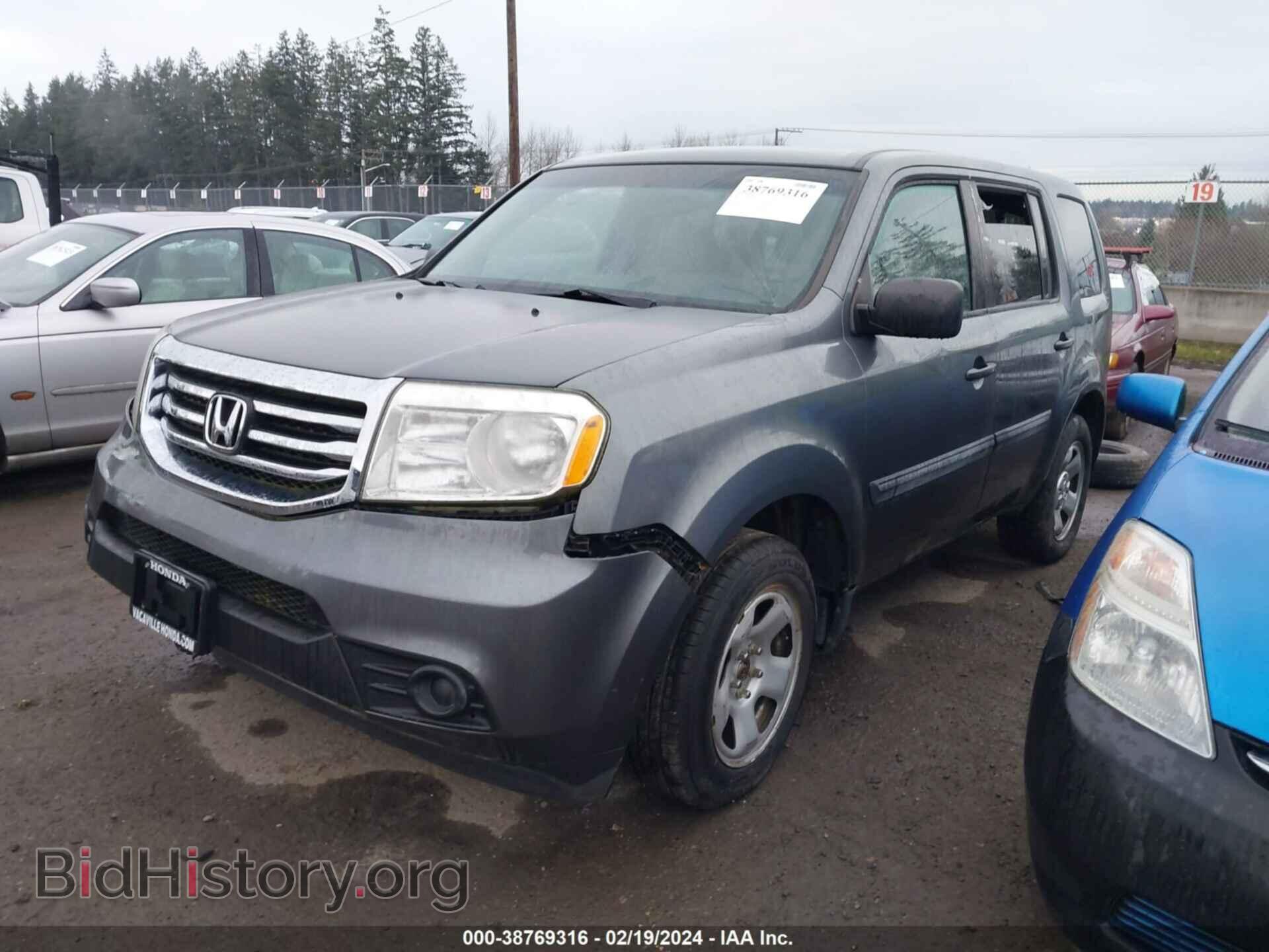 2012 HONDA PILOT - VIN: 5FNYF3H23CB005207 - Photo 2