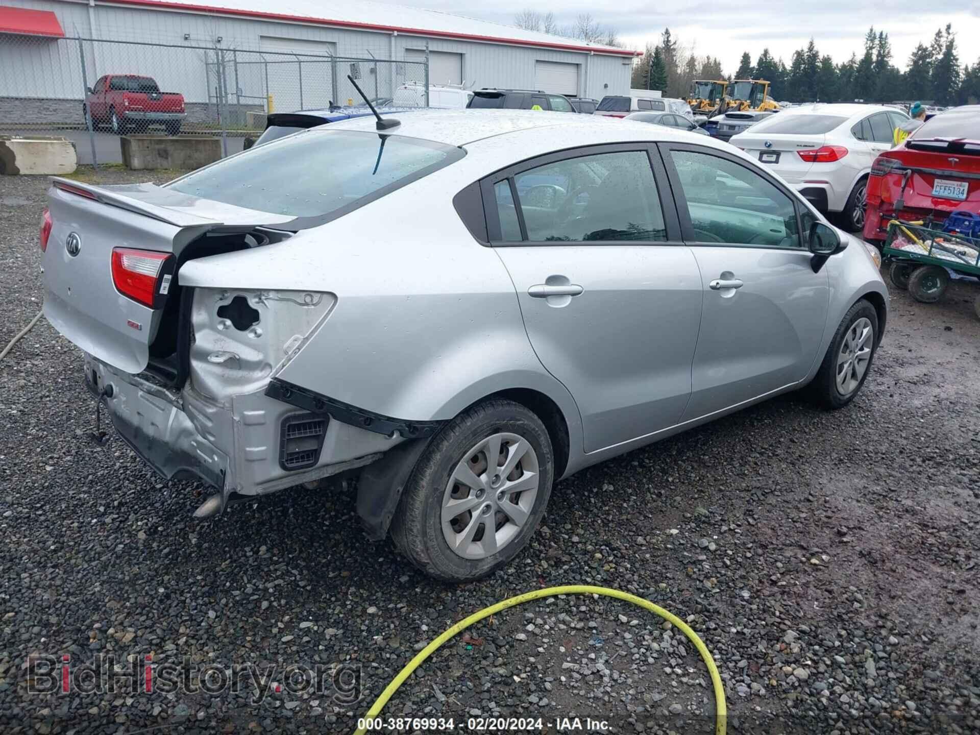 2013 KIA RIO - VIN: KNADM4A37D6284474 - Фото 4