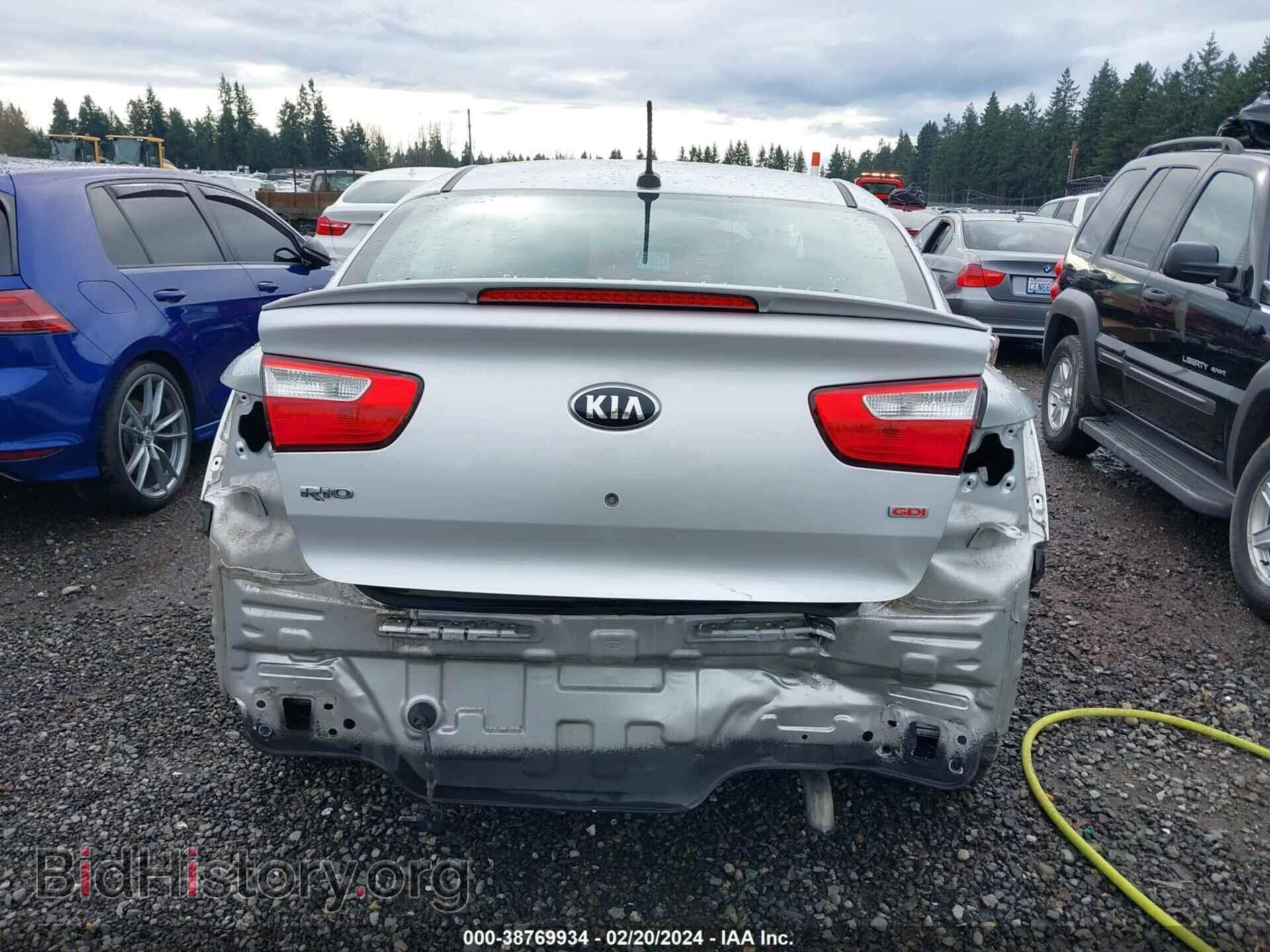 2013 KIA RIO - VIN: KNADM4A37D6284474 - Фото 6