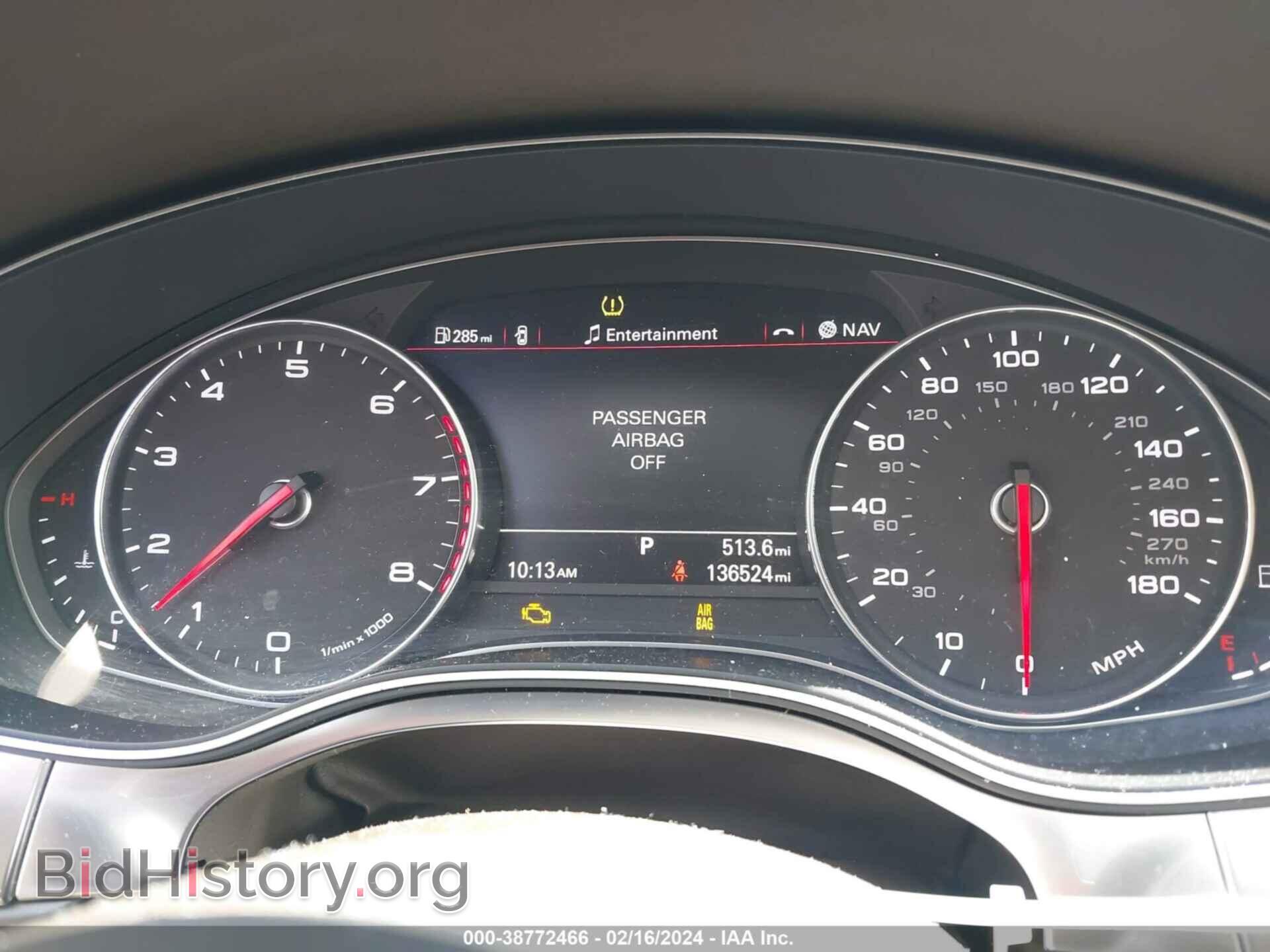 2012 AUDI A6 - VIN: WAUGGAFC5CN046087 - Фото 7
