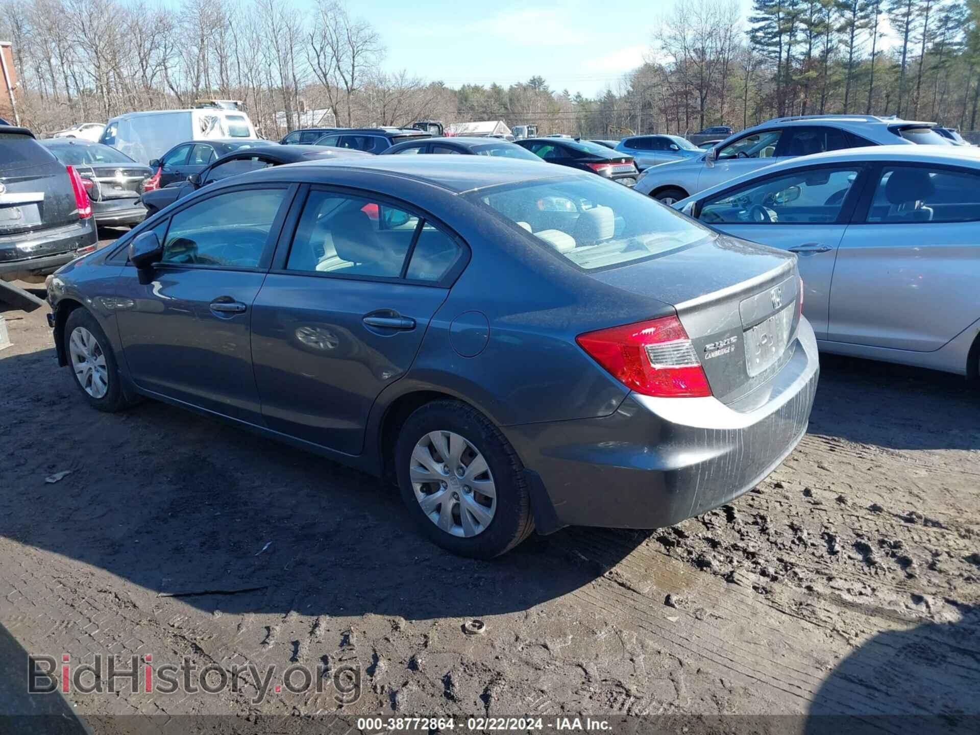 2012 HONDA CIVIC - VIN: 19XFB2F55CE373954 - Фото 3