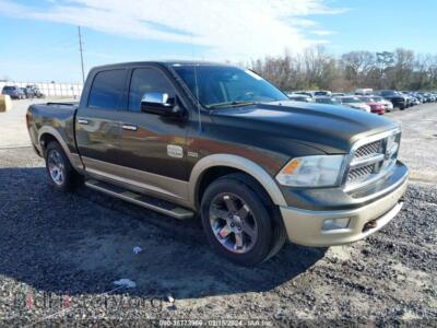 2012 RAM 1500 Laramie Longhorn/Limited Edition, зеленый — VIN 1C6RD6PT3CS297716, IAAI