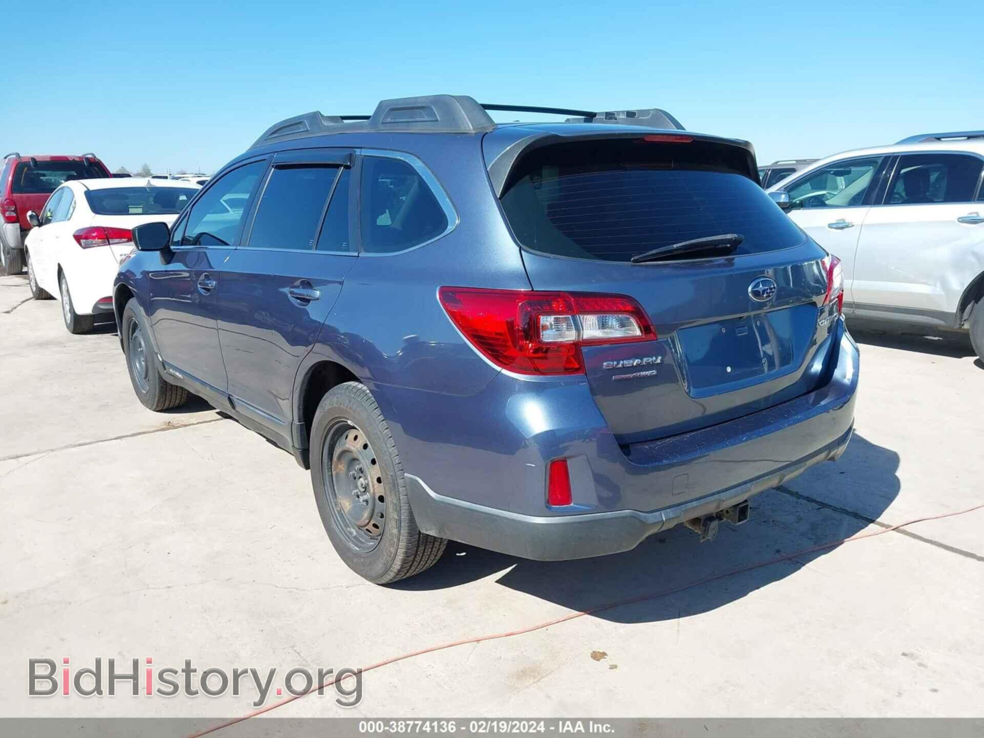 2015 SUBARU OUTBACK - VIN: 4S4BSBACXF3359401 - Фото 3