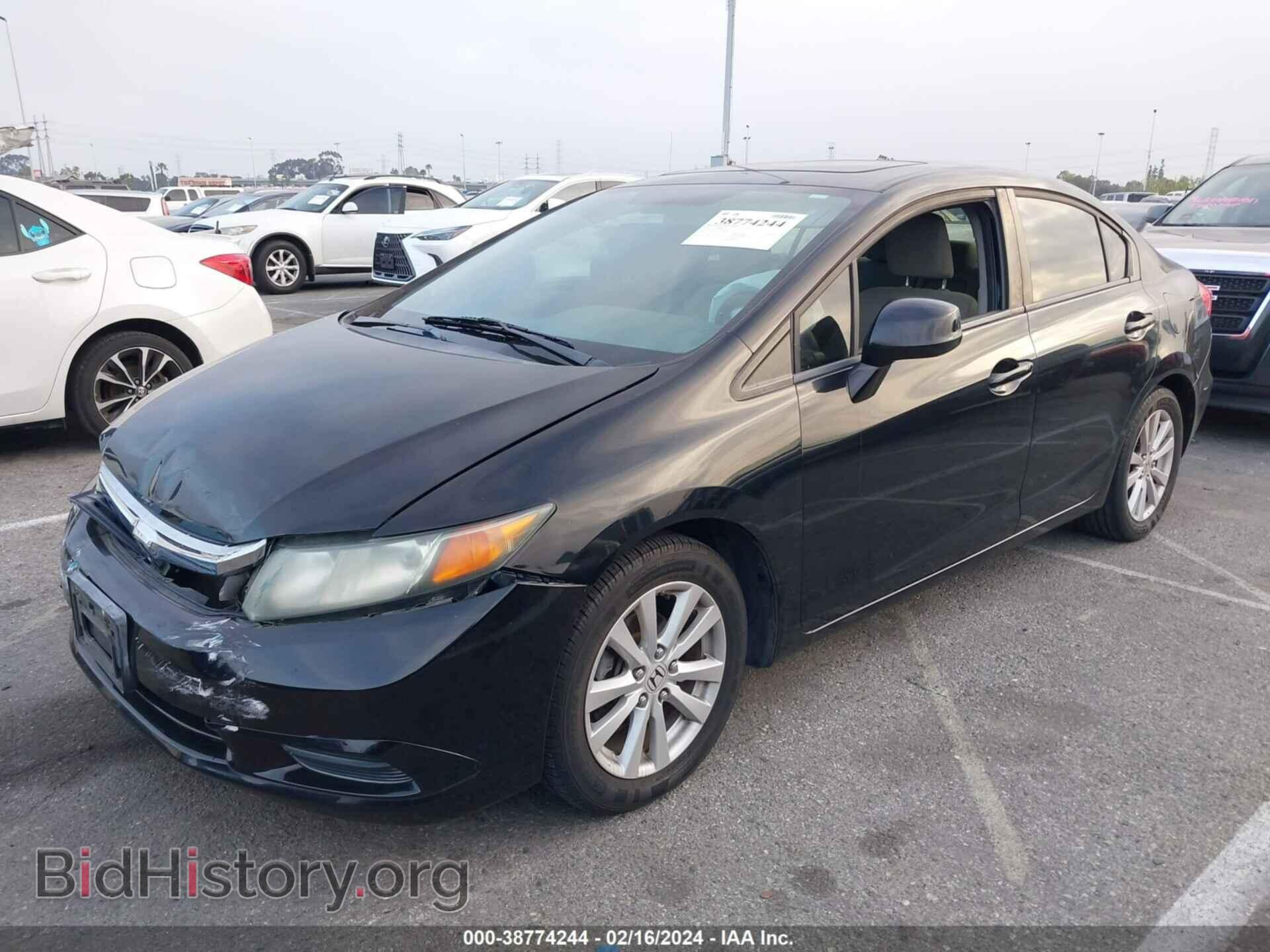 2012 HONDA CIVIC - VIN: 2HGFB2F84CH305516 - Фото 2
