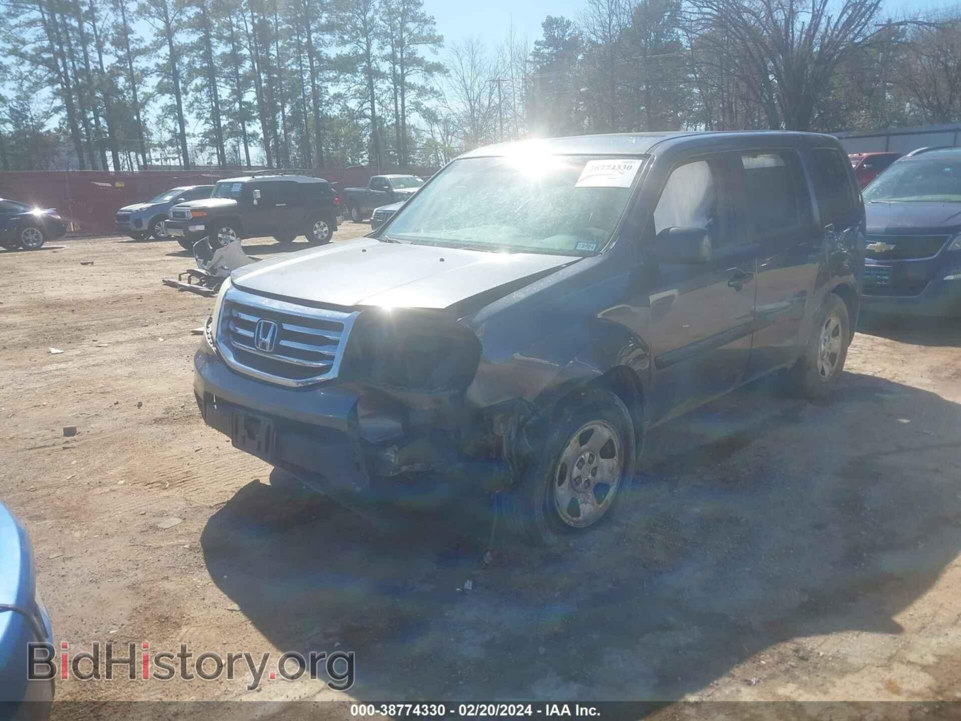 2014 HONDA PILOT - VIN: 5FNYF3H2XEB019835 - Photo 2