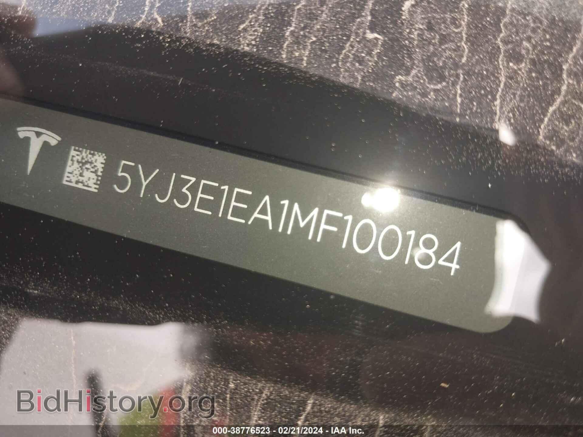 2021 TESLA MODEL 3 - VIN: 5YJ3E1EA1MF100184 - Photo 9