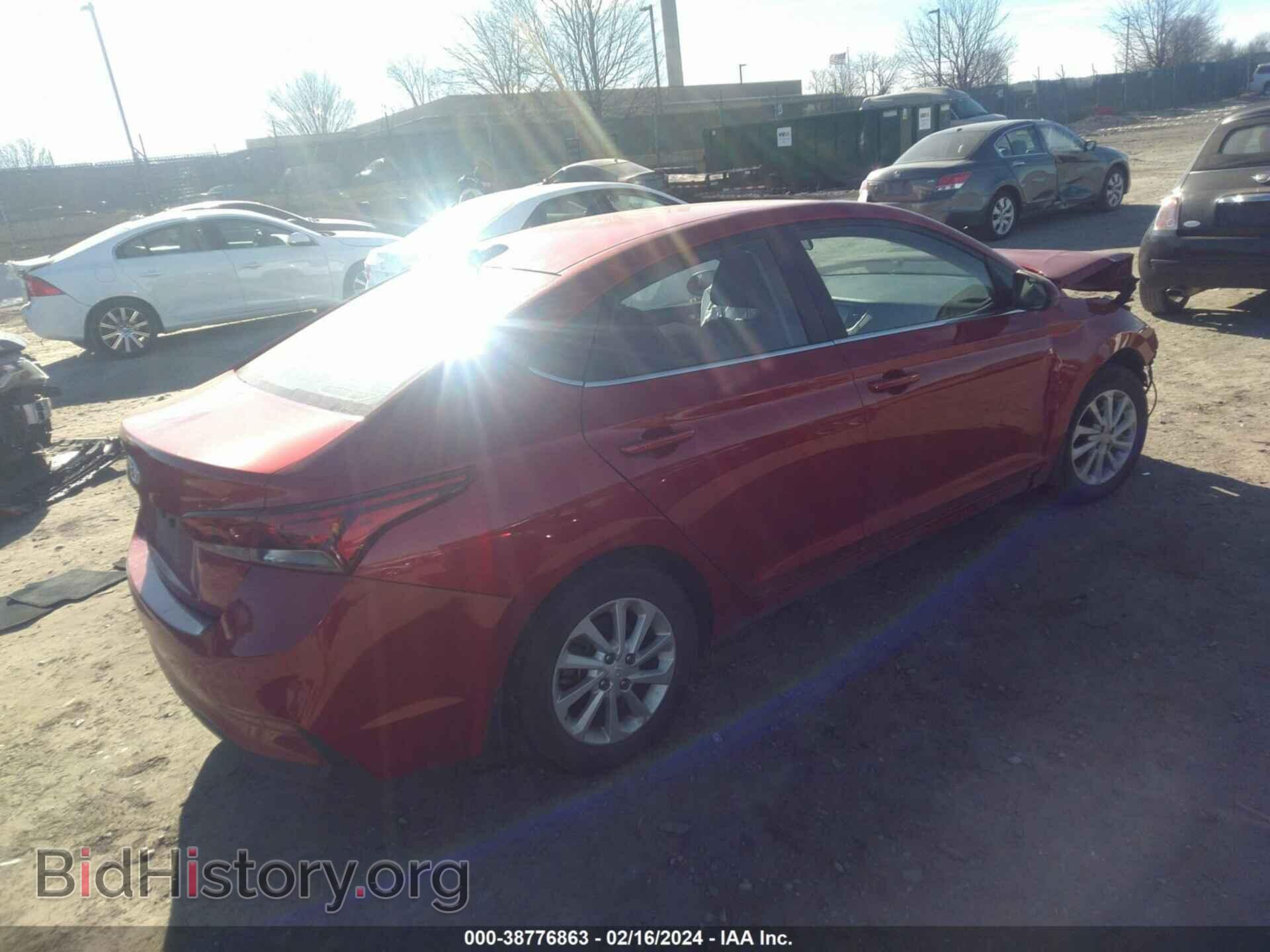 2021 HYUNDAI ACCENT - VIN: 3KPC24A67ME136950 - Фото 4