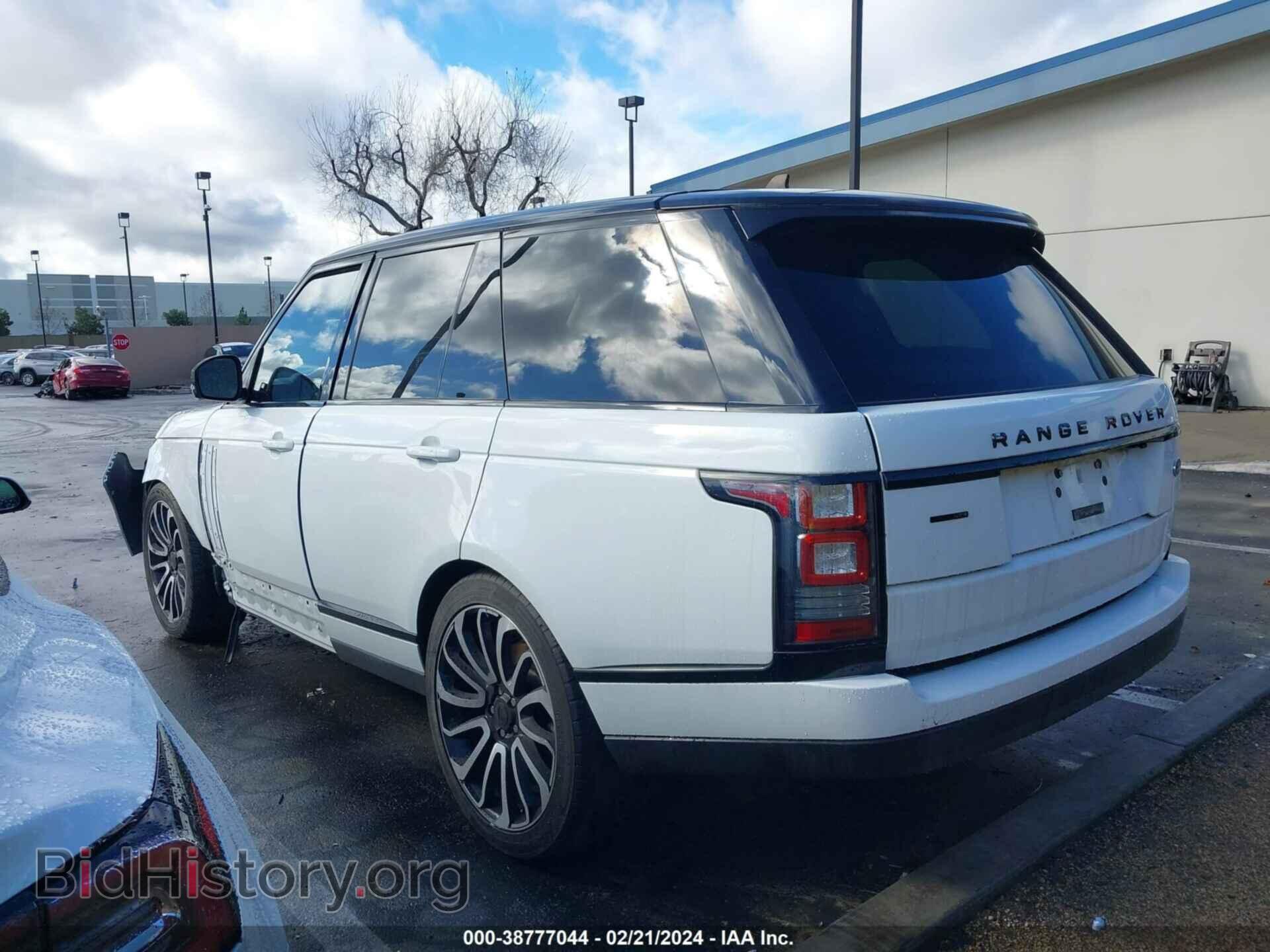 2016 LAND ROVER RANGE ROVER - VIN: SALGR2PFXGA313998 - Фото 3