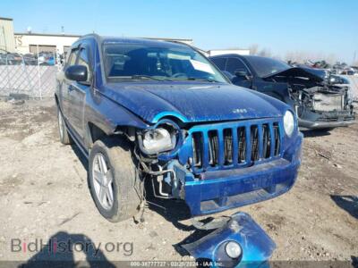 2010 Jeep COMPASS Sport/North, синий — VIN 1J4NF4FB1AD523116, IAAI