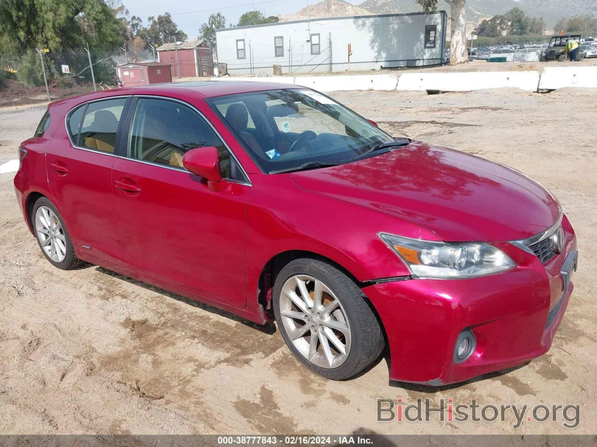 Photo JTHKD5BH3C2108407 - LEXUS CT 200H 2012