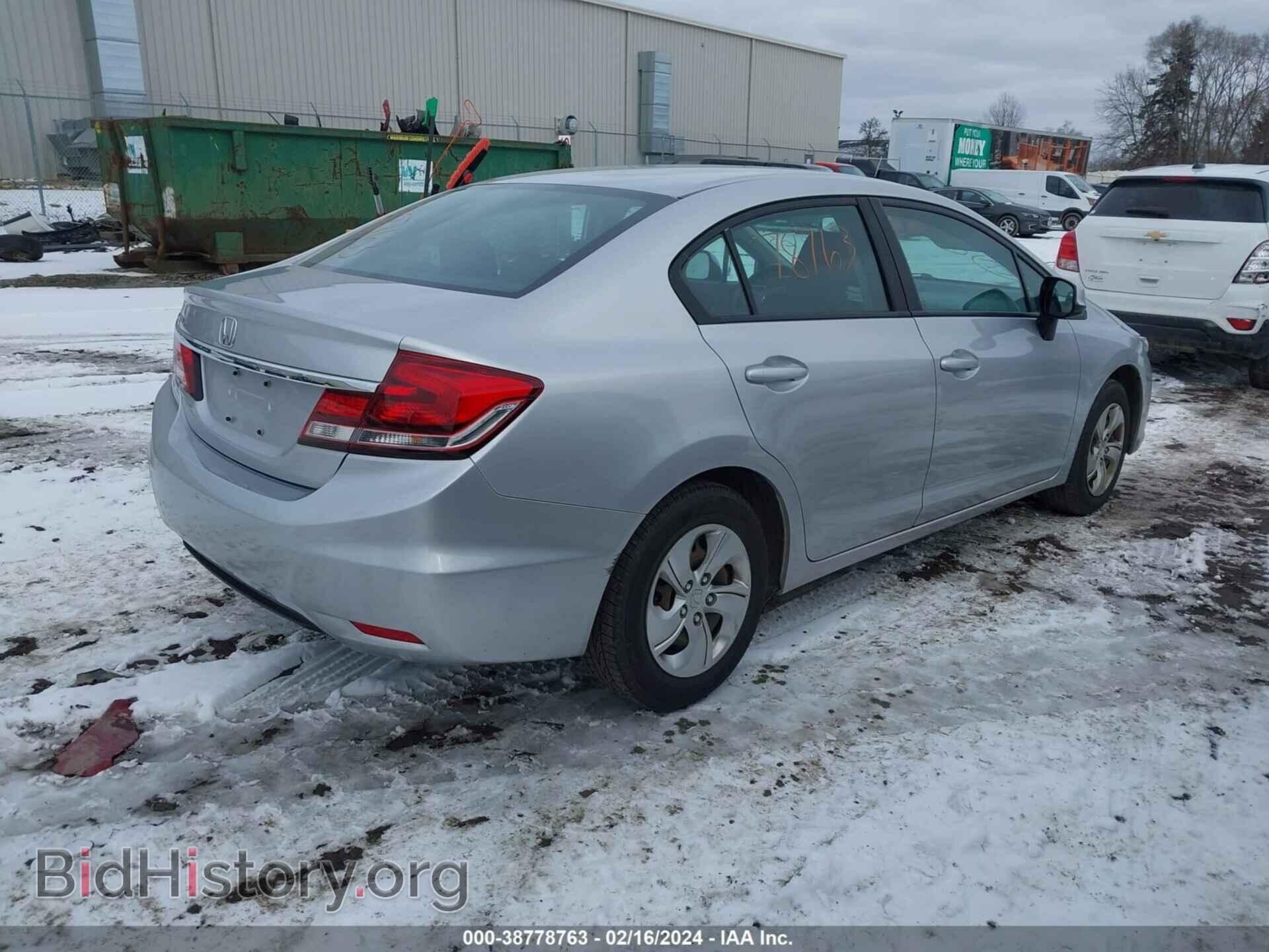 2013 HONDA CIVIC - VIN: 19XFB2F54DE044499 - Photo 4