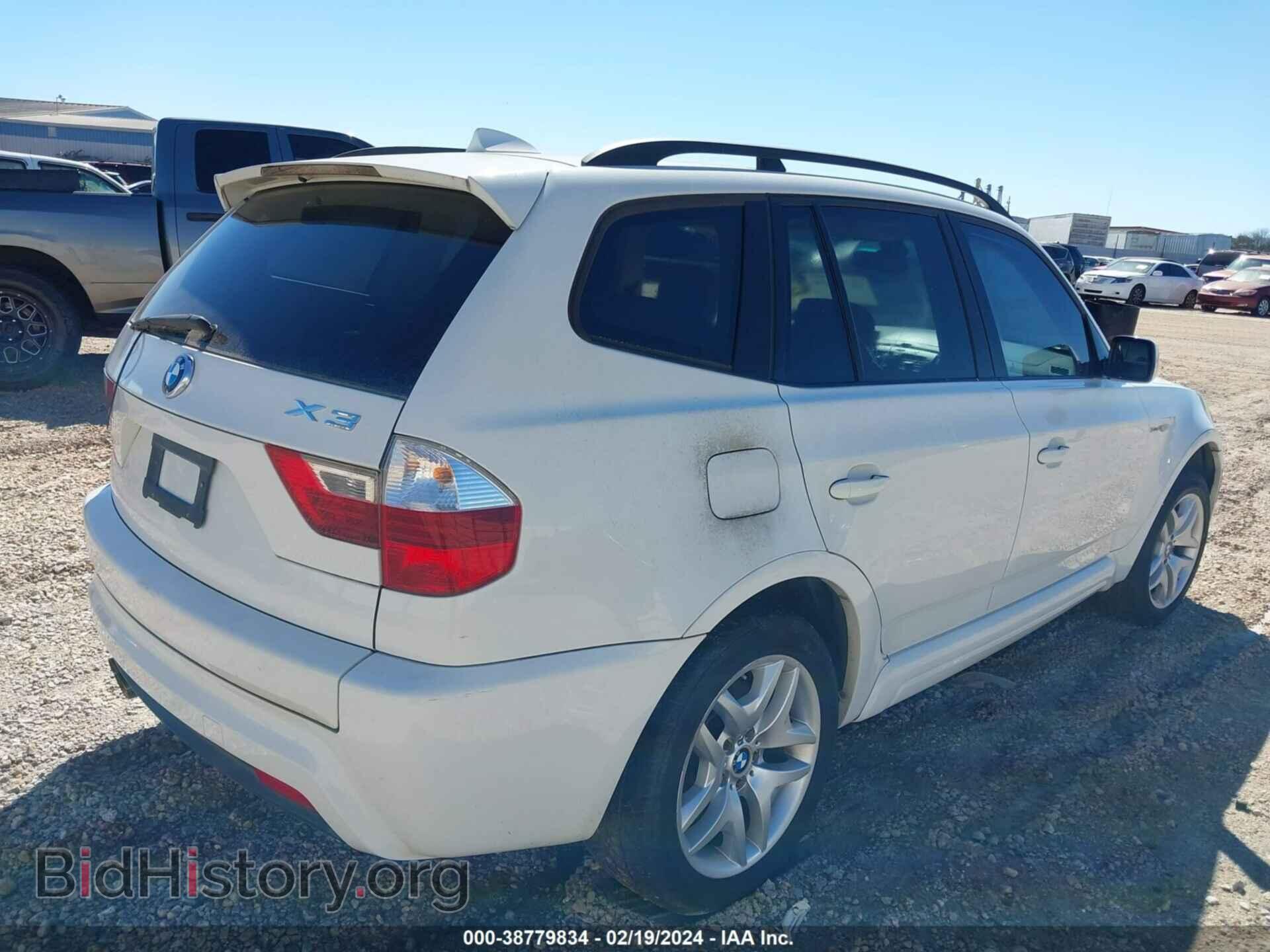 2007 BMW X3 - VIN: WBXPC93457WF00760 - Фото 4