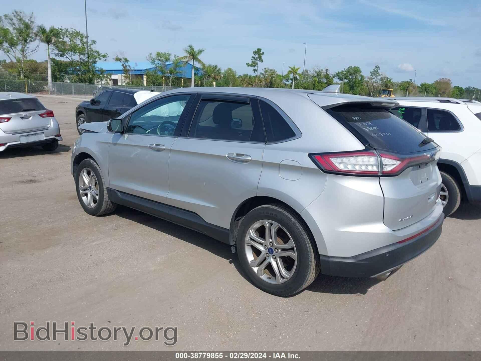 2015 FORD EDGE - VIN: 2FMTK4K98FBB88425 - Фото 3