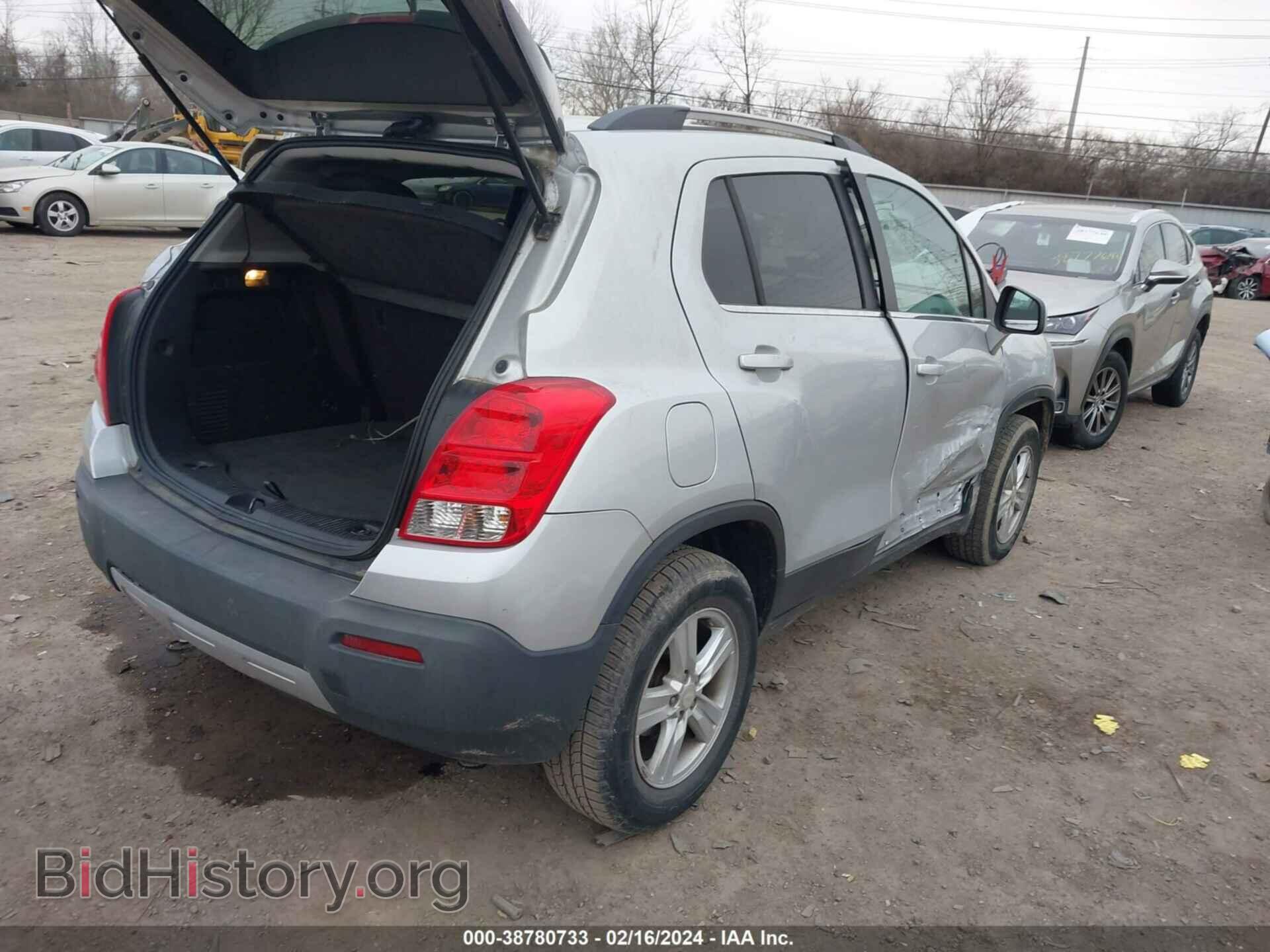 2016 CHEVROLET TRAX - VIN: 3GNCJPSB3GL163473 - Фото 4