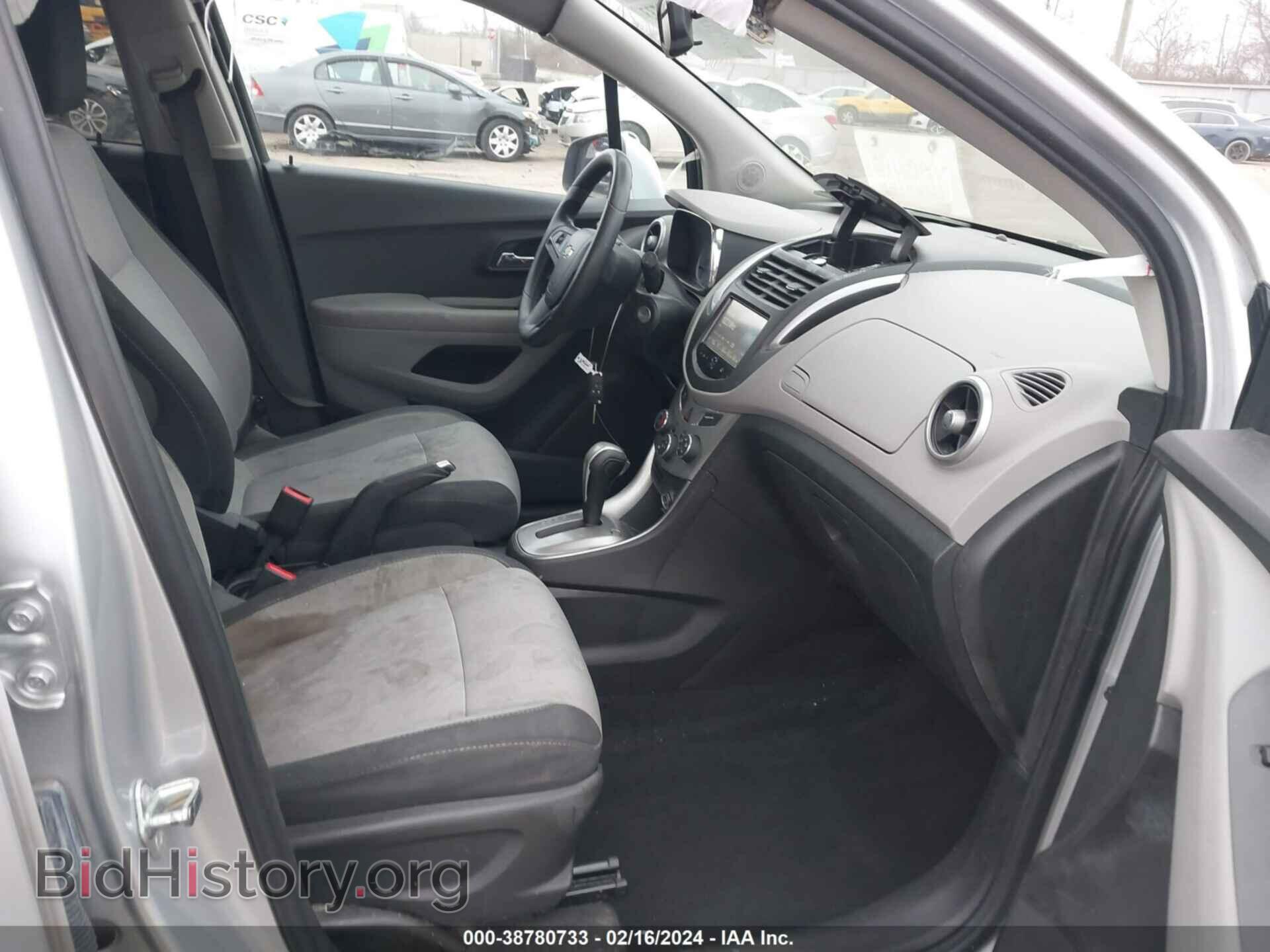 2016 CHEVROLET TRAX - VIN: 3GNCJPSB3GL163473 - Фото 5