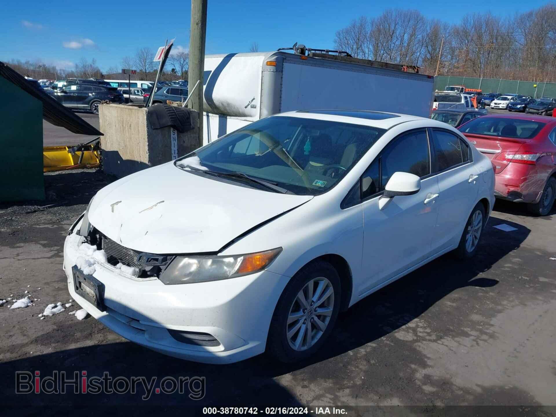 2012 HONDA CIVIC - VIN: 19XFB2F80CE358840 - Фото 2