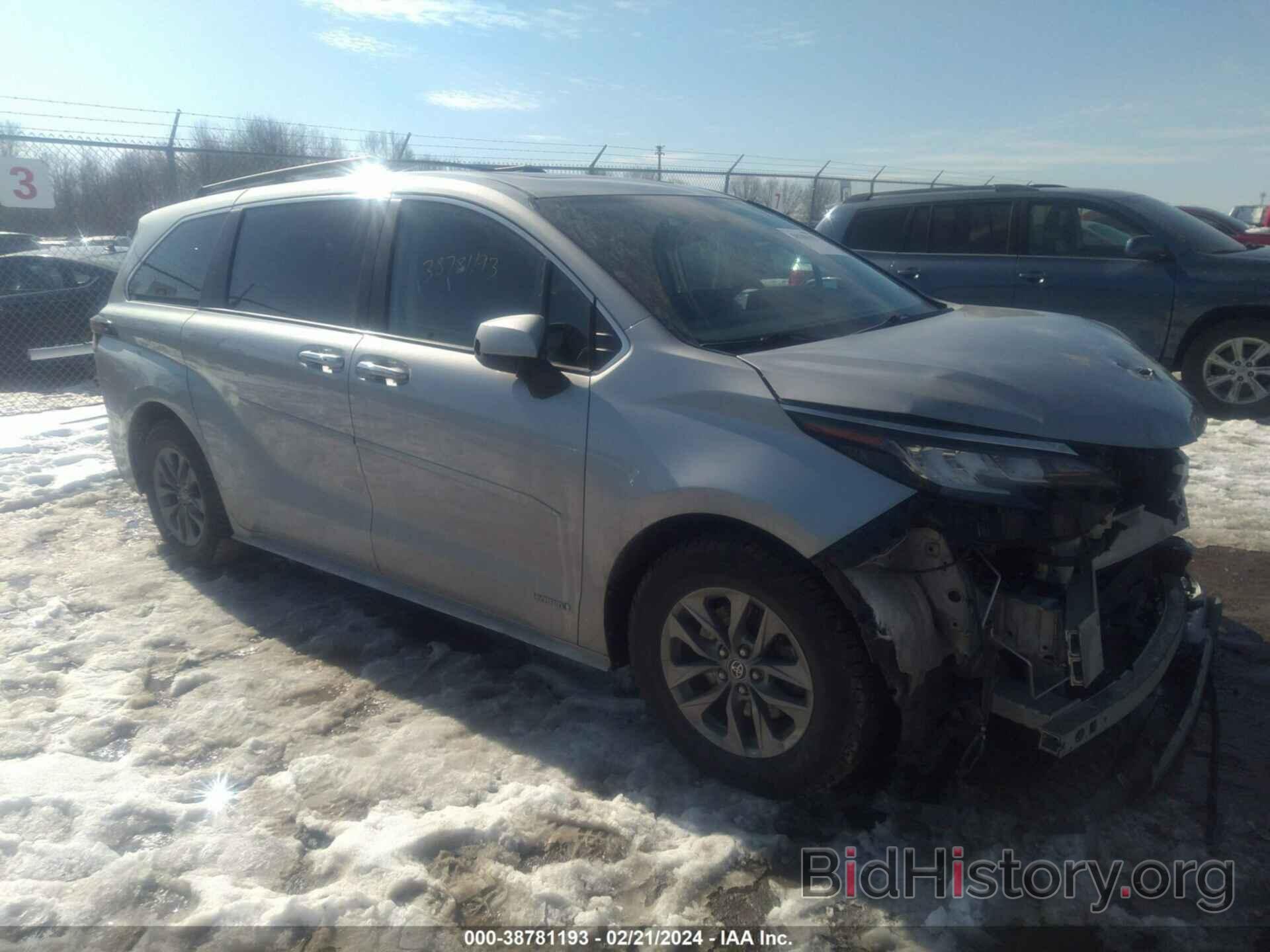 Photo 5TDYRKEC3MS001654 - TOYOTA SIENNA 2021