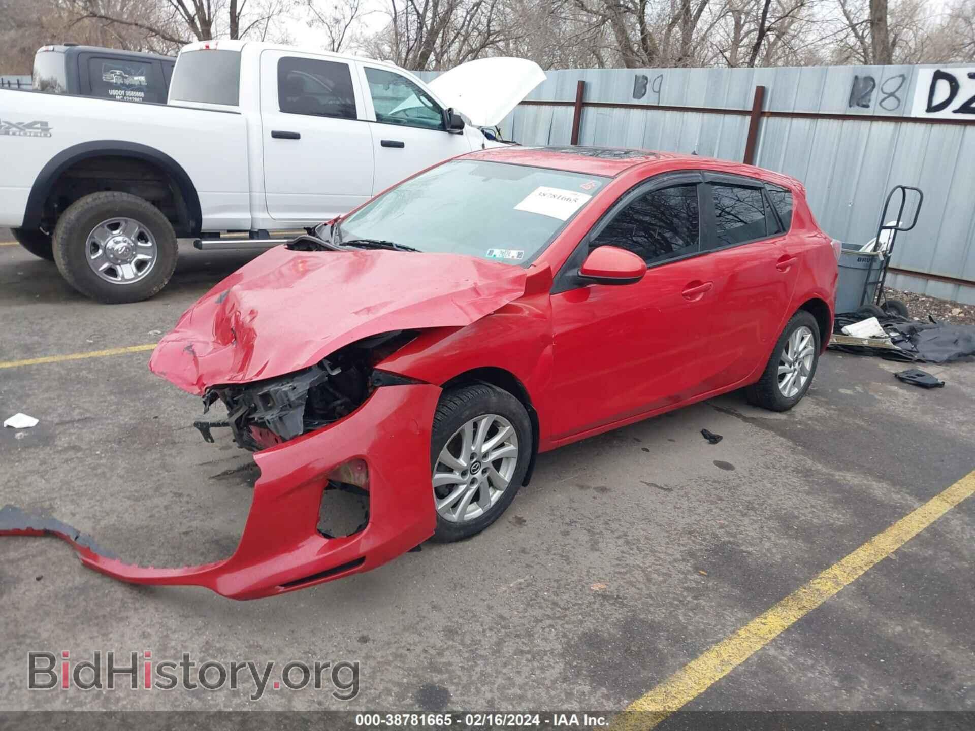 2013 MAZDA MAZDA3 - VIN: JM1BL1MP8D1780214 - Фото 2