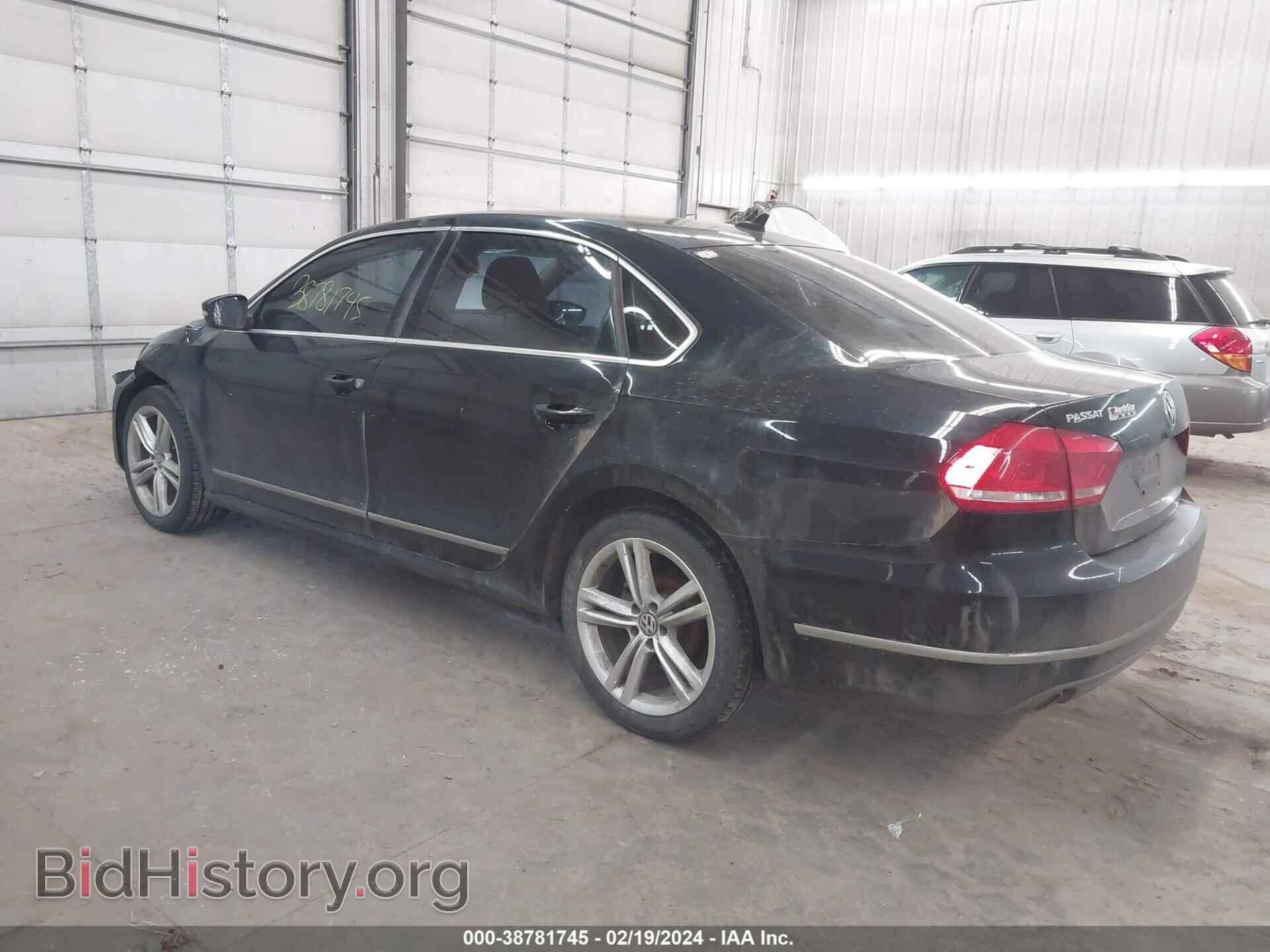 2012 VOLKSWAGEN PASSAT - VIN: 1VWCN7A39CC002393 - Фото 3