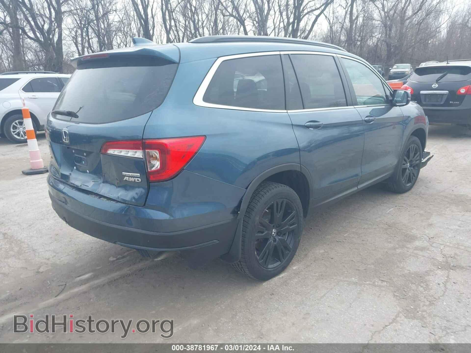 2021 HONDA PILOT - VIN: 5FNYF6H23MB026366 - Фото 4