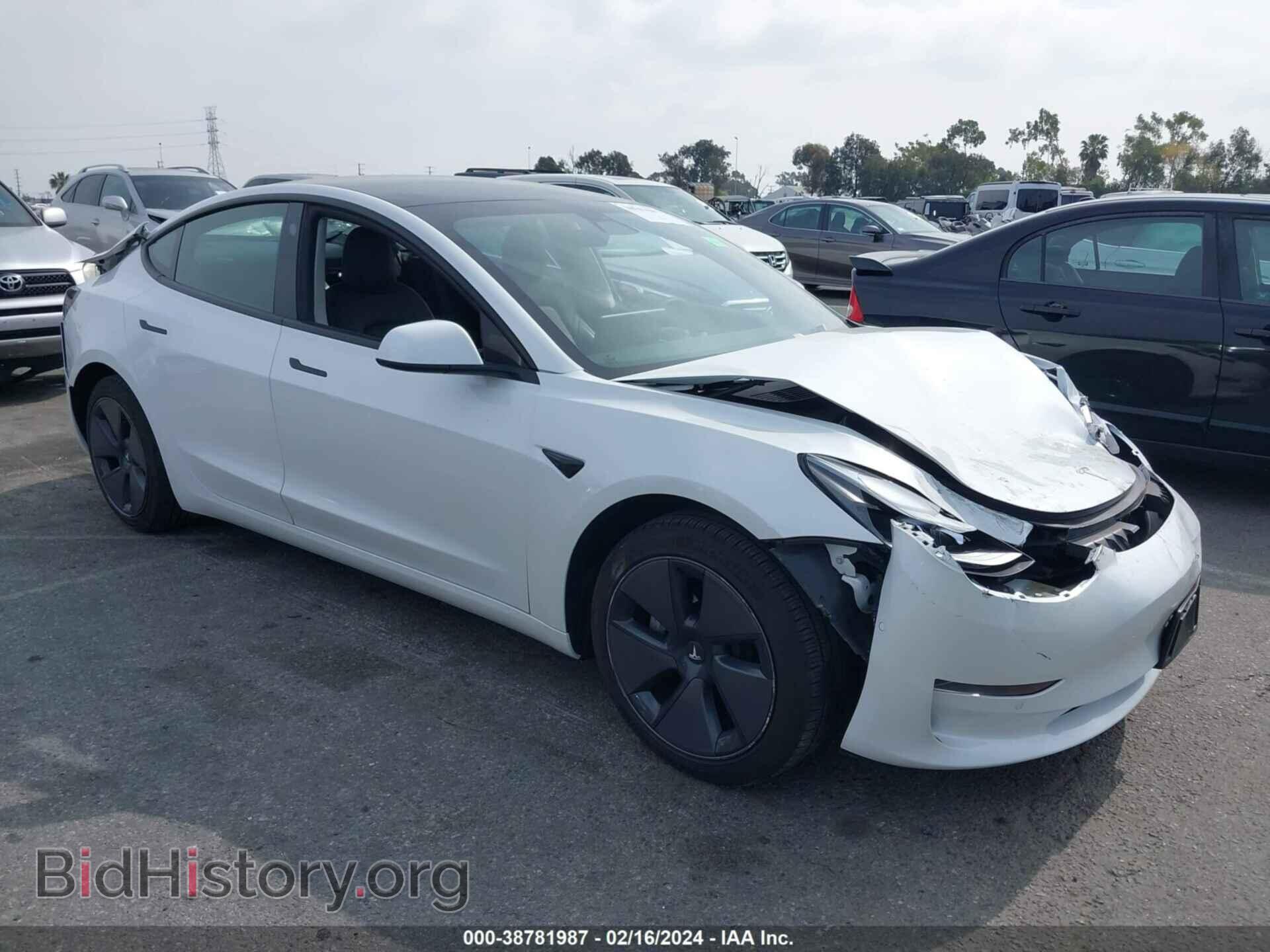 Photo 5YJ3E1EA4MF977140 - TESLA MODEL 3 2021