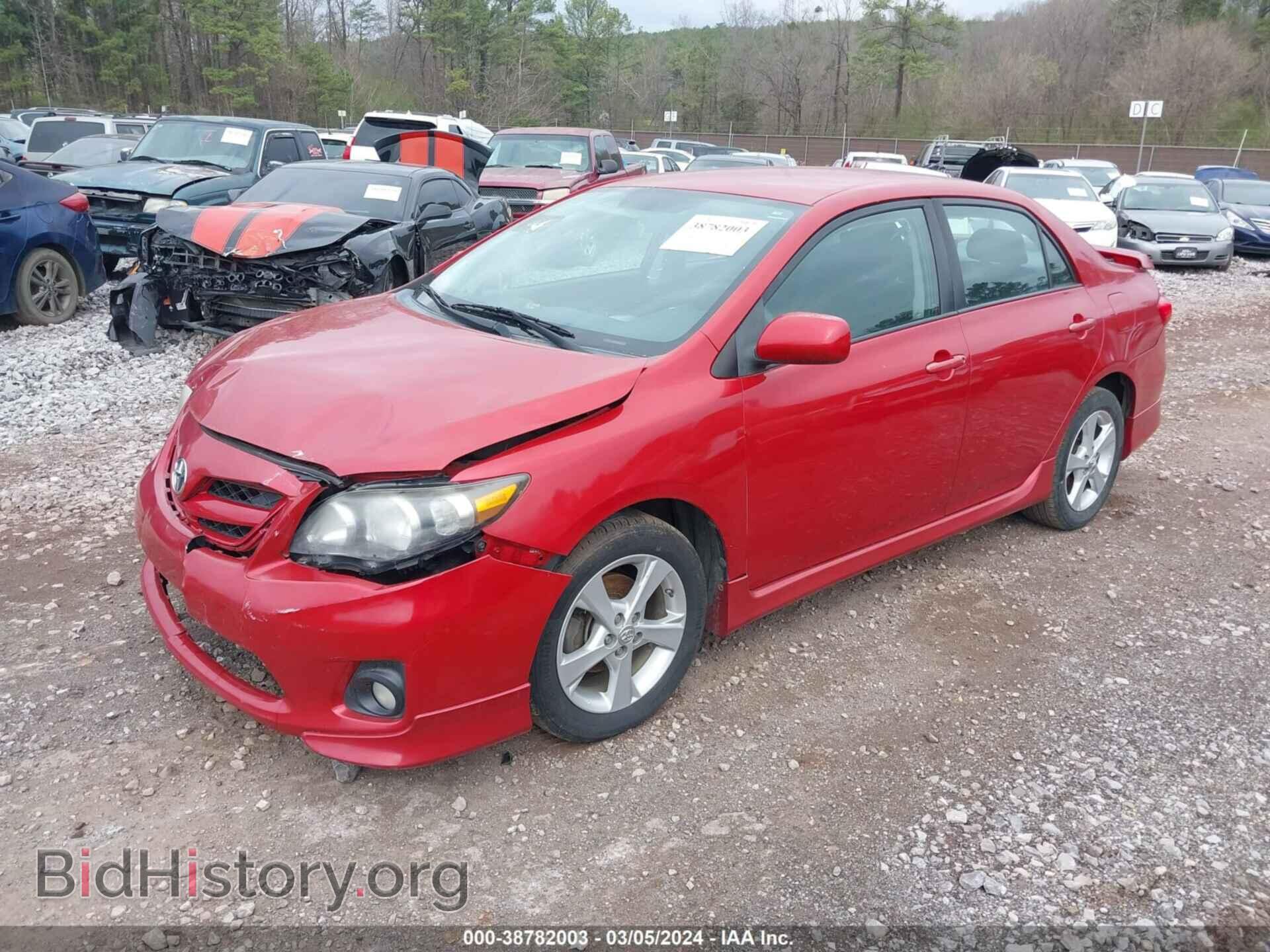 2011 TOYOTA COROLLA - VIN: 2T1BU4EE2BC714522 - Фото 2