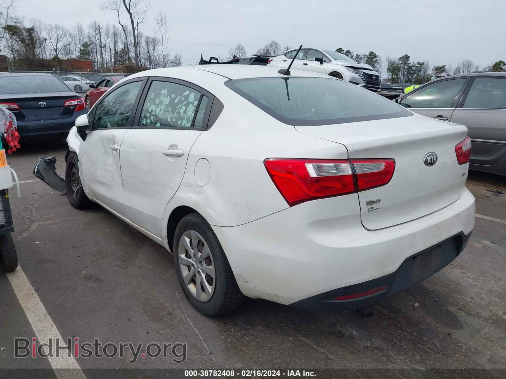 2014 KIA RIO - VIN: KNADM4A32E6363956 - Фото 3