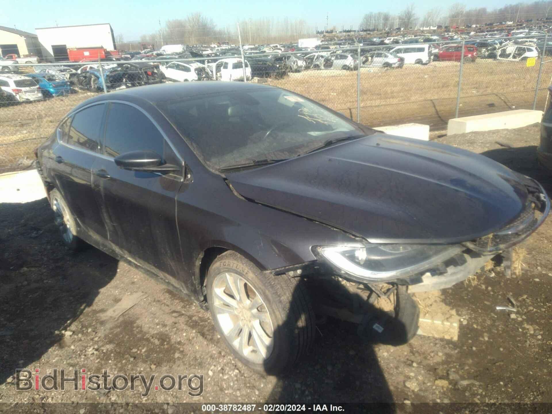 Фотография 1C3CCCAB2GN160307 - CHRYSLER 200 2016